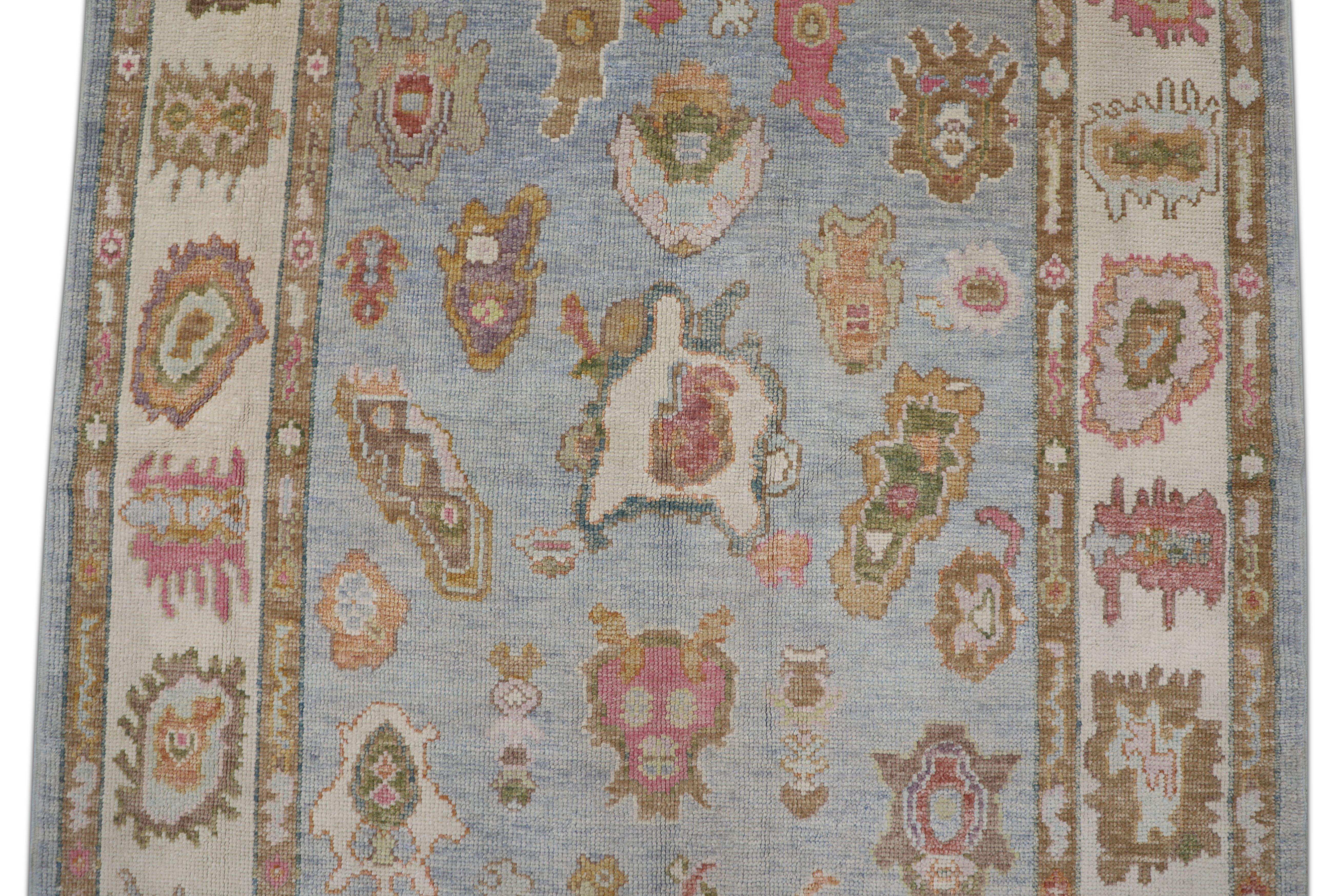 Oushak-Teppich Orientalischer handgeknüpfter türkischer Oushak 5'1