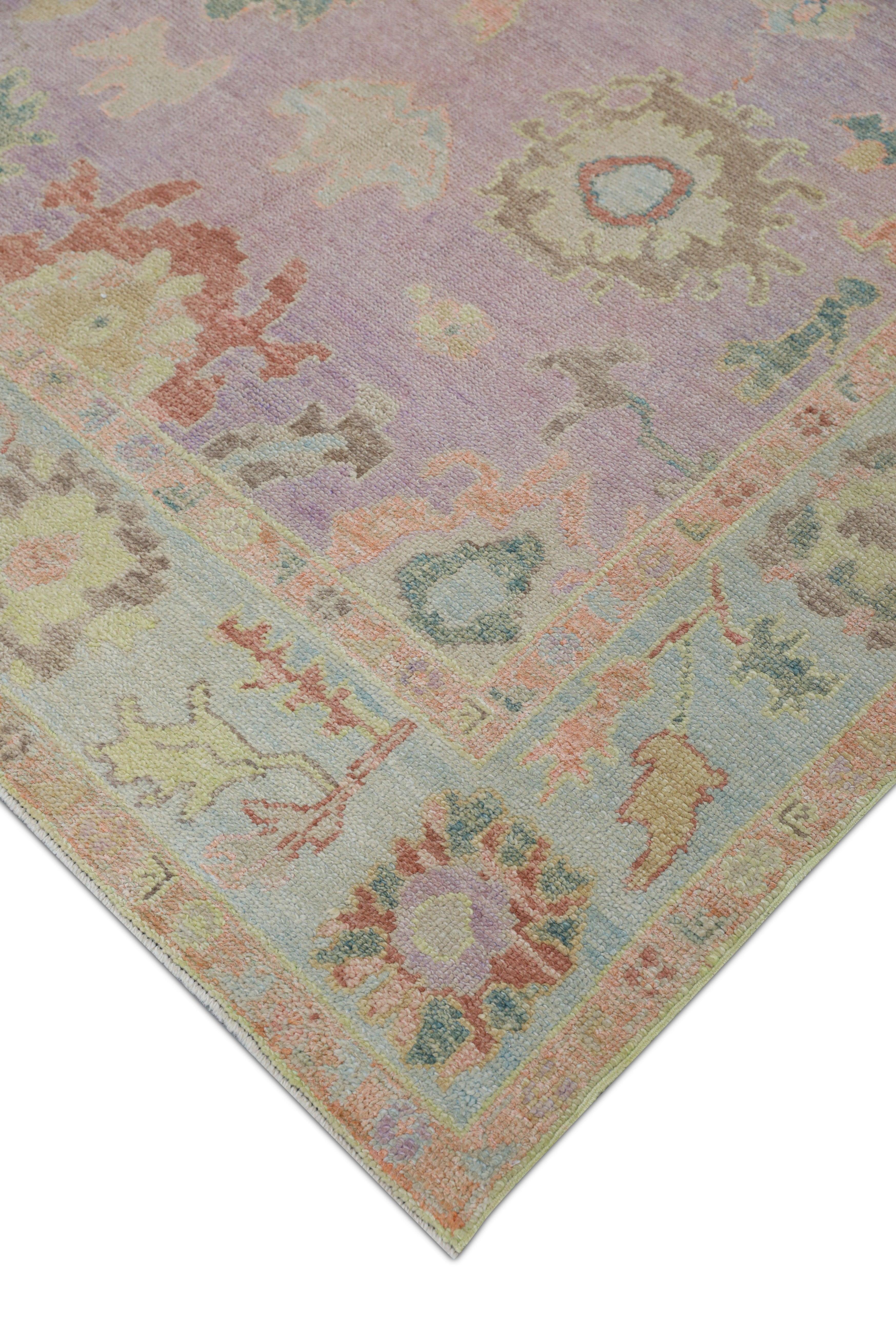 Oushak-Teppich Orientalischer handgeknüpfter türkischer Oushak 5'11