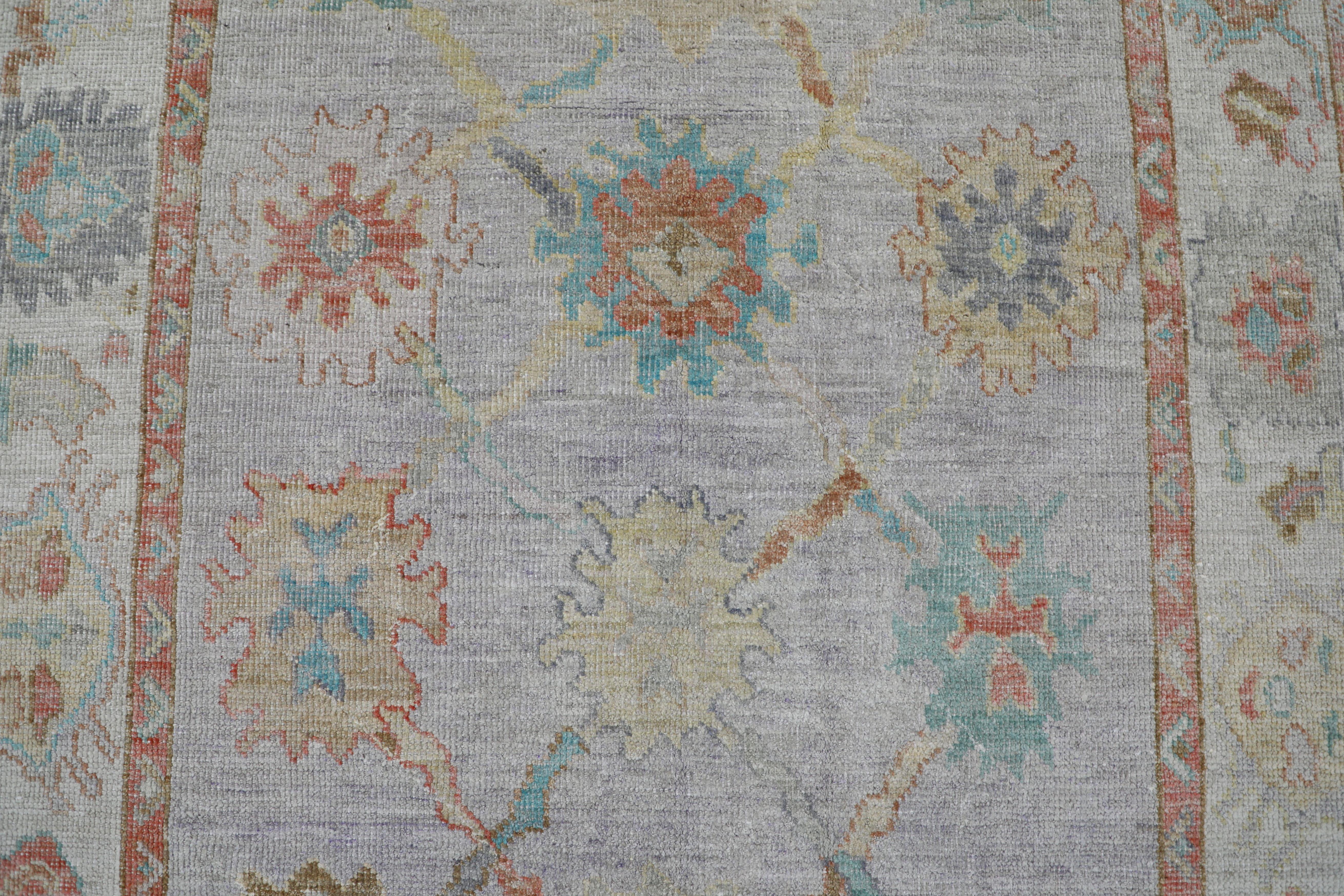 Oushak-Teppich Orientalischer handgeknüpfter türkischer Oushak 5'4