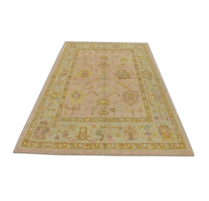 Tappeto Oushak Orientale annodato a mano Turco Oushak 5'4