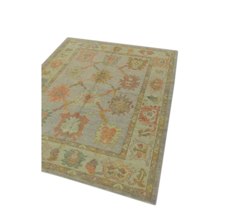 Oushak-Teppich Orientalischer handgeknüpfter türkischer Oushak 5'5