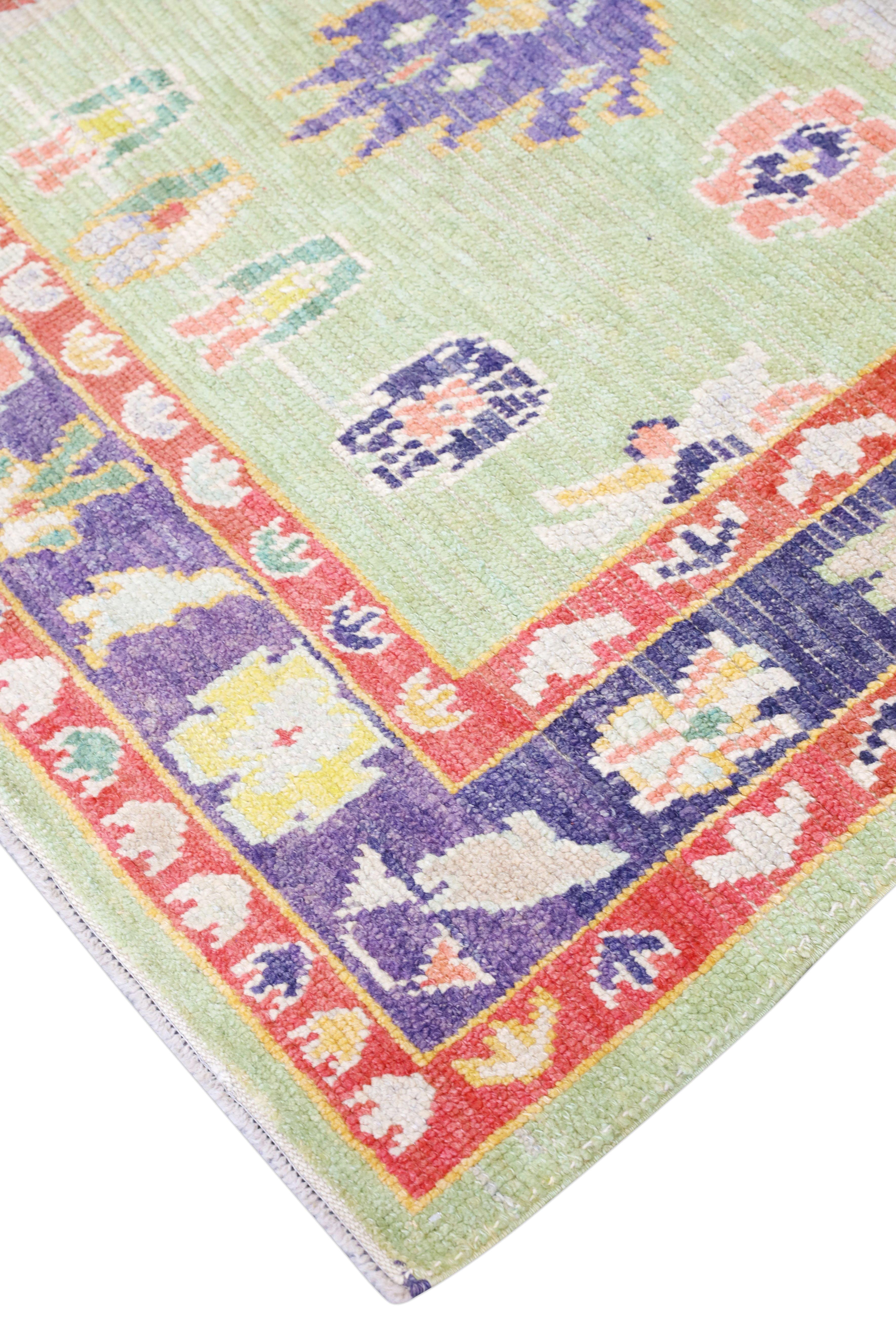 Oushak-Teppich Orientalischer handgeknüpfter türkischer Oushak 5'5'
