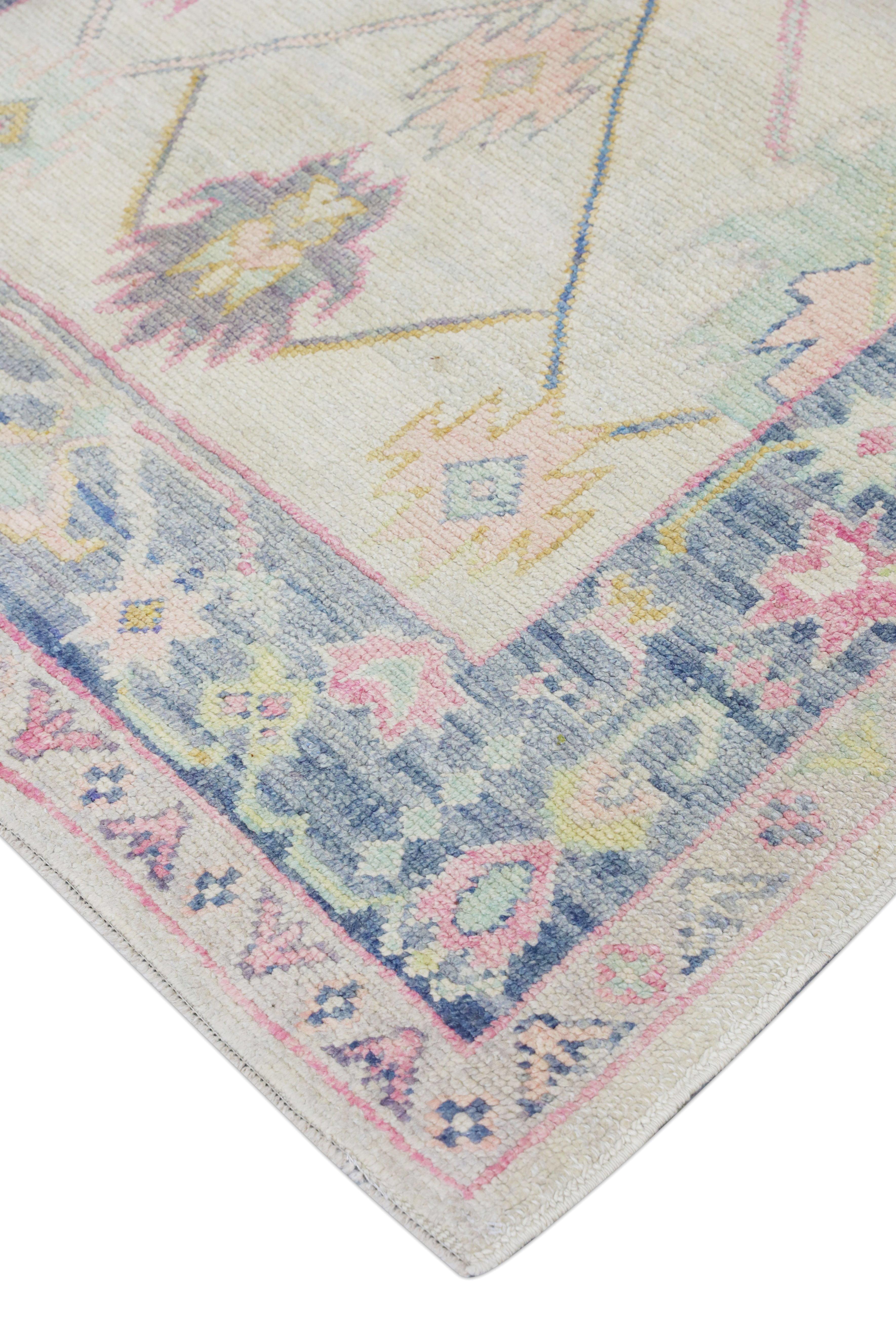 Oushak-Teppich Orientalischer handgeknüpfter türkischer Oushak 5'7