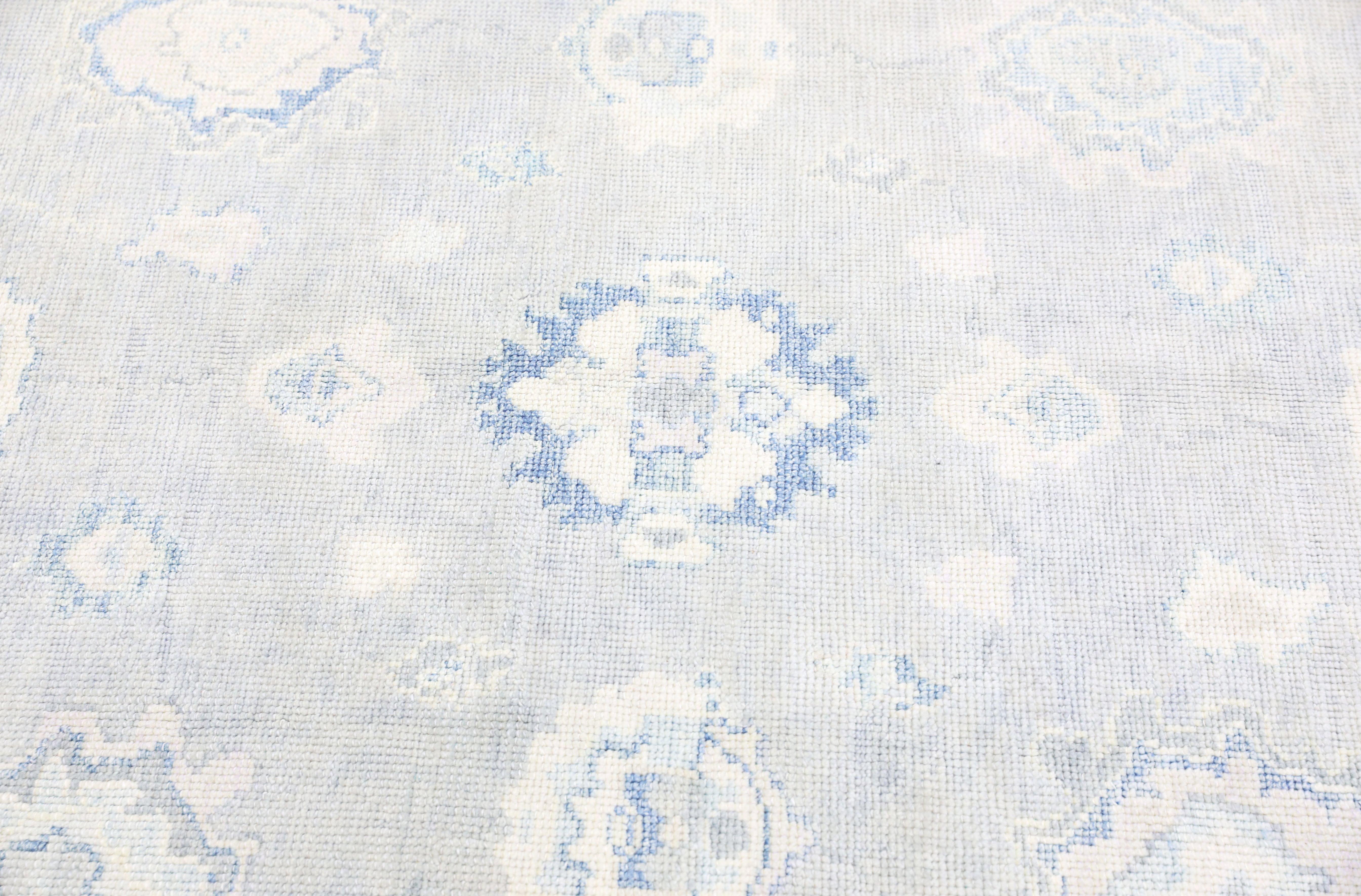 Oushak Rug Oriental Hand Knotted Turkish Oushak 5'9