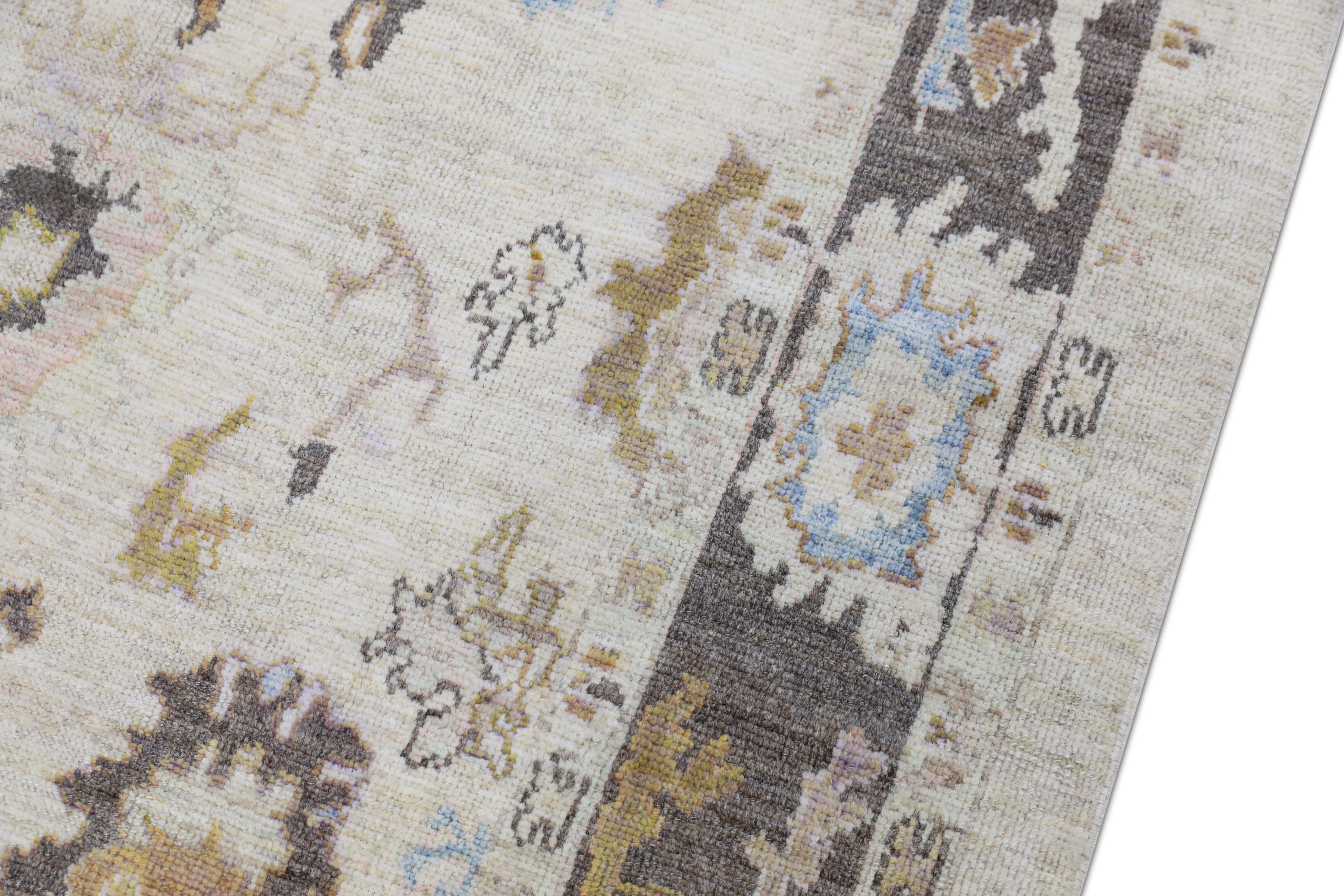 Oushak Rug Oriental Hand Knotted Turkish Oushak 5'9