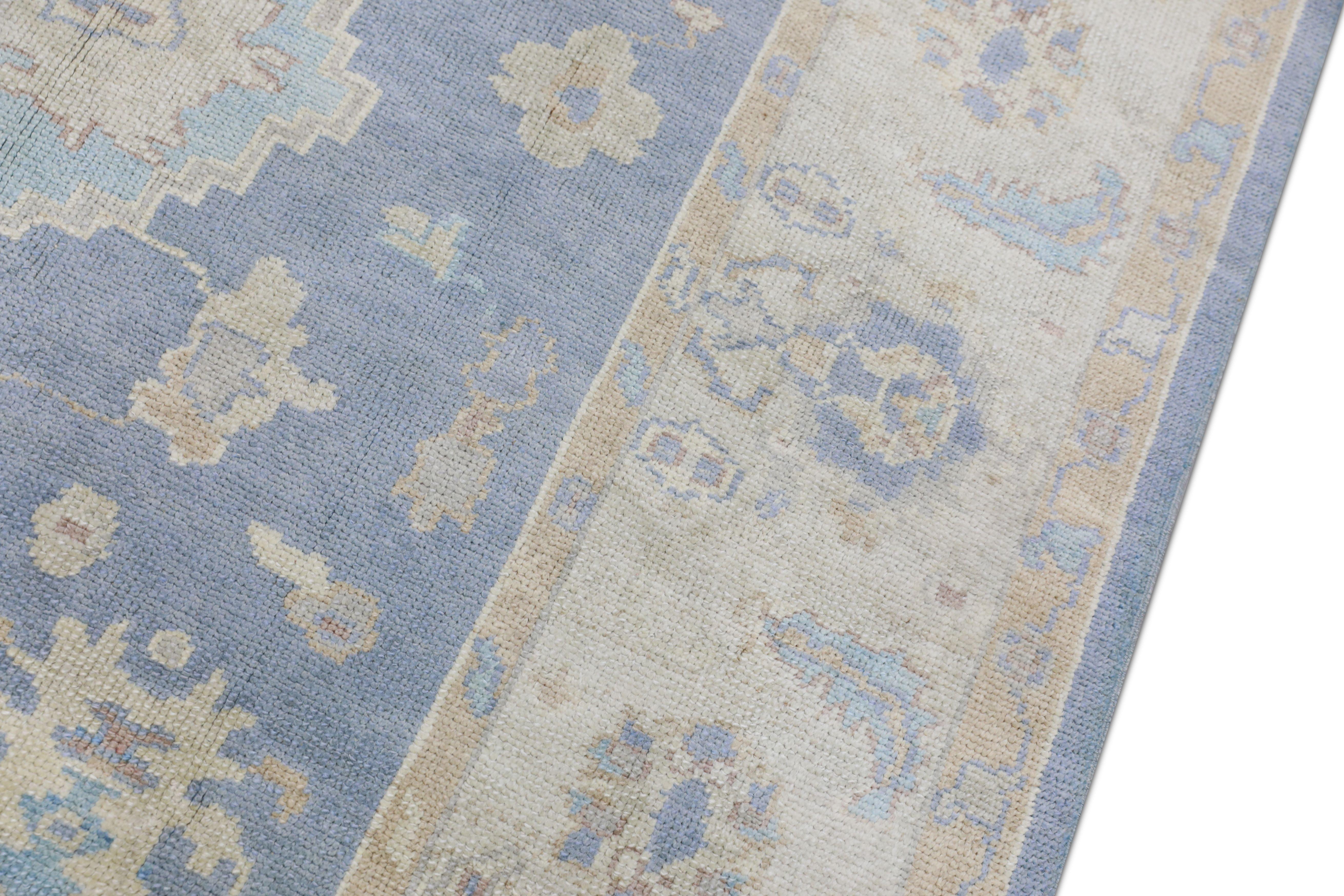 Alfombra Oushak Oriental Anudada a Mano Turca Oushak 6' x 9'10