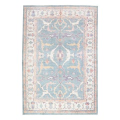 Oushak-Teppich Orientalischer handgeknüpfter türkischer Oushak 6'2" x 8'9" #2948