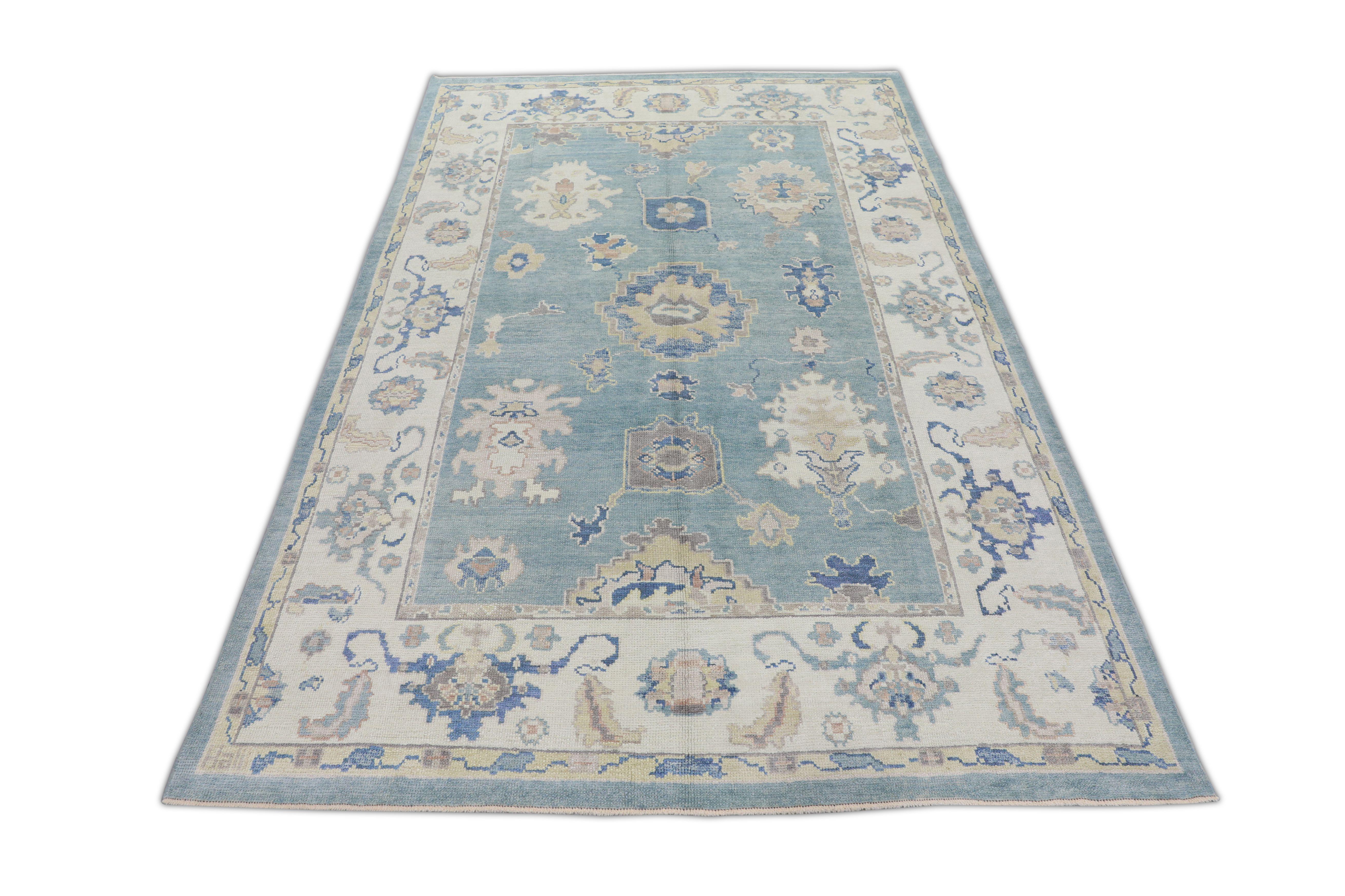Oushak-Teppich Orientalischer handgeknüpfter türkischer Oushak 6'9