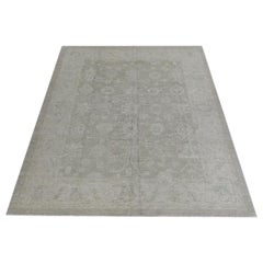 Oushak Rug Oriental Hand Knotted Turkish Oushak 7
11" x 10
 #376