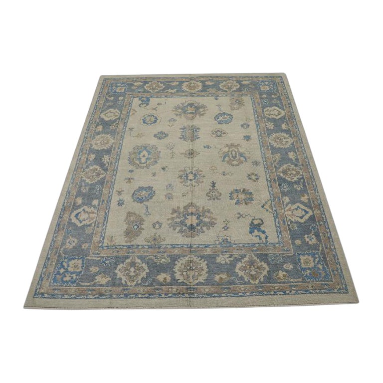 Oushak-Teppich Orientalischer handgeknüpfter türkischer Oushak-Teppich 8' x 9'6" #2362 im Angebot