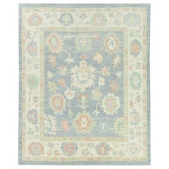 Oushak Rug Oriental Hand Knotted Turkish Oushak 8
1" x 10" #15020