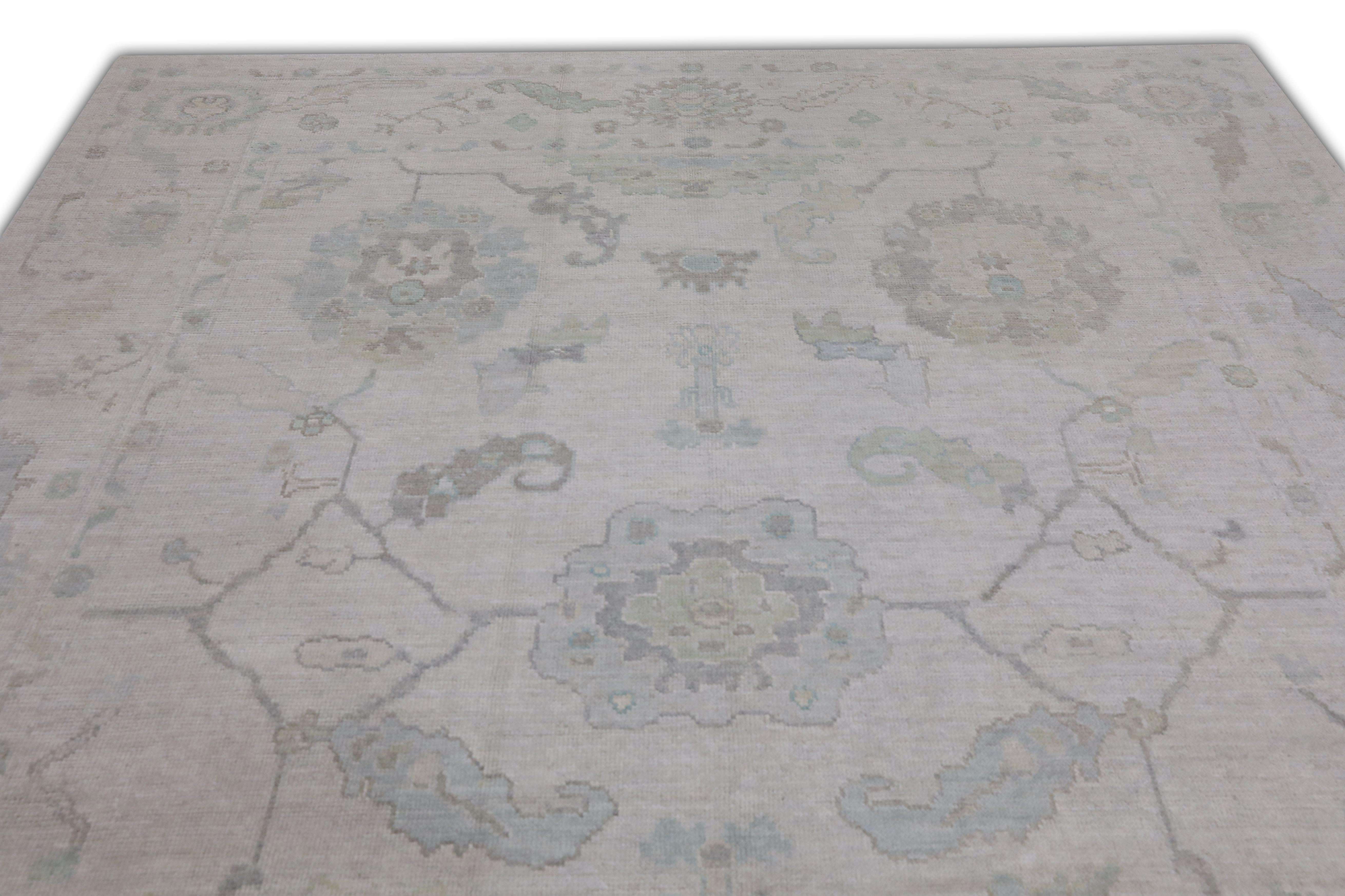 Oushak Rug Oriental Hand Knotted Turkish Oushak 8'1