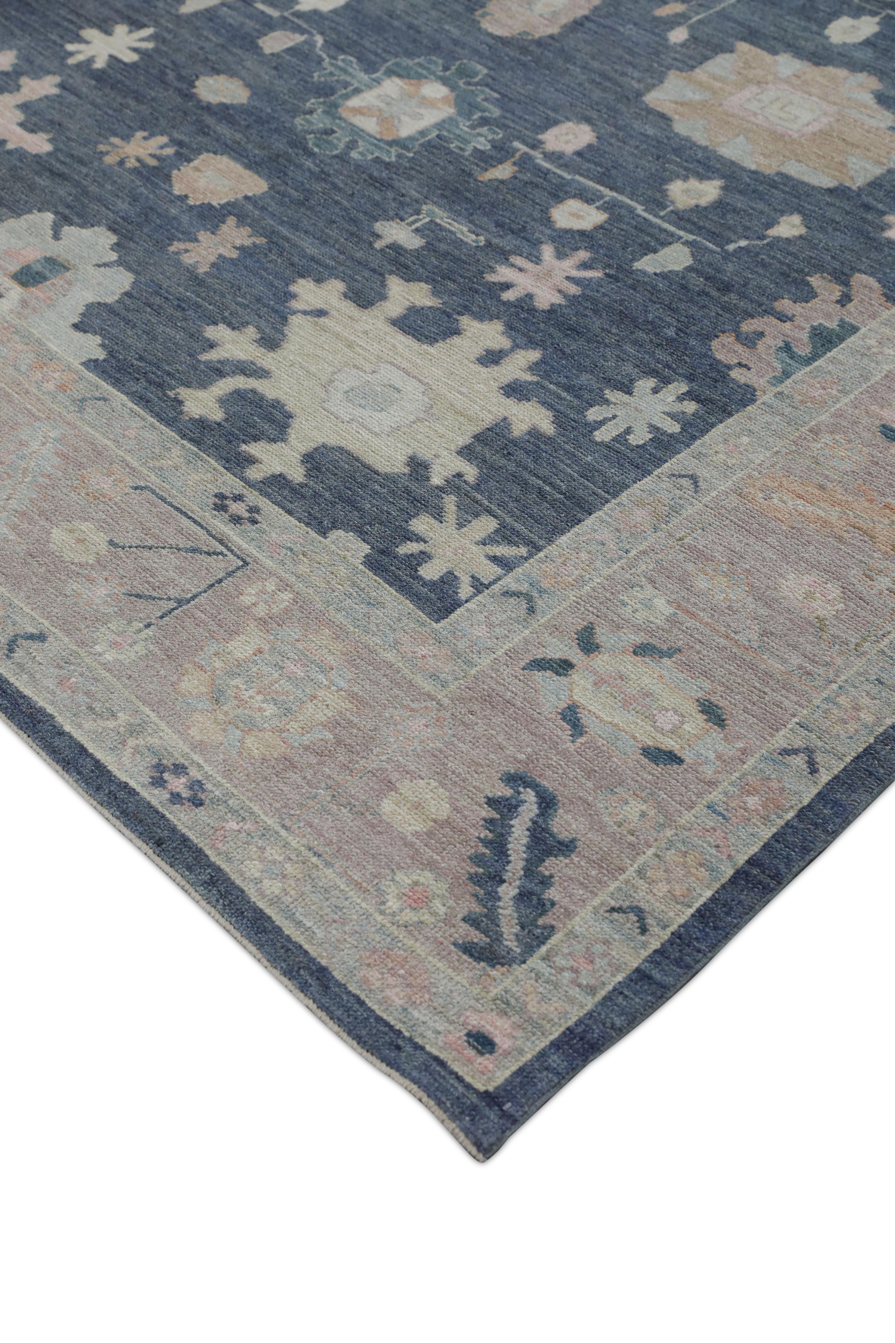 Oushak Rug Oriental Hand Knotted Turkish Oushak 8'1