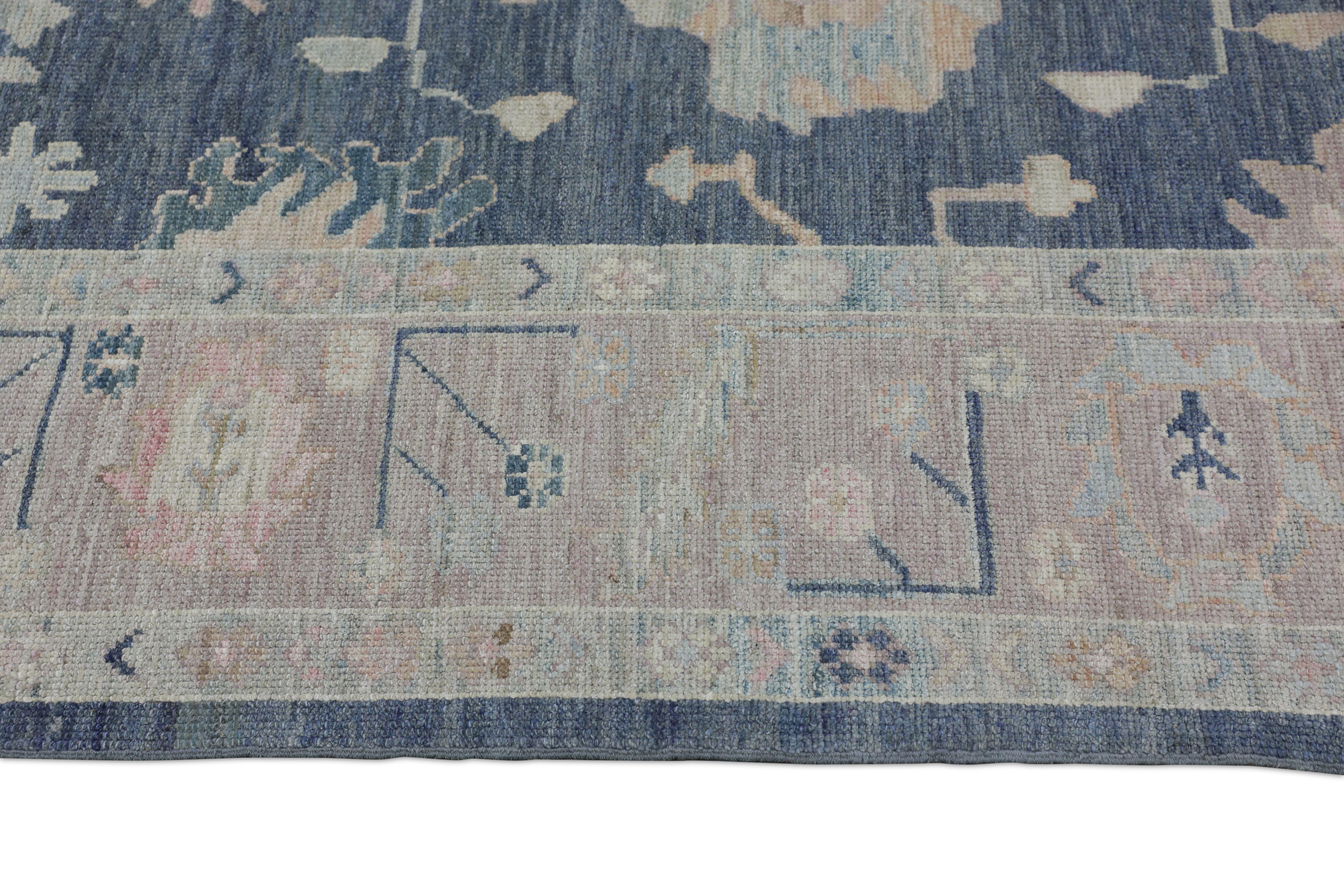 Wool Oushak Rug Oriental Hand Knotted Turkish Oushak 8'1