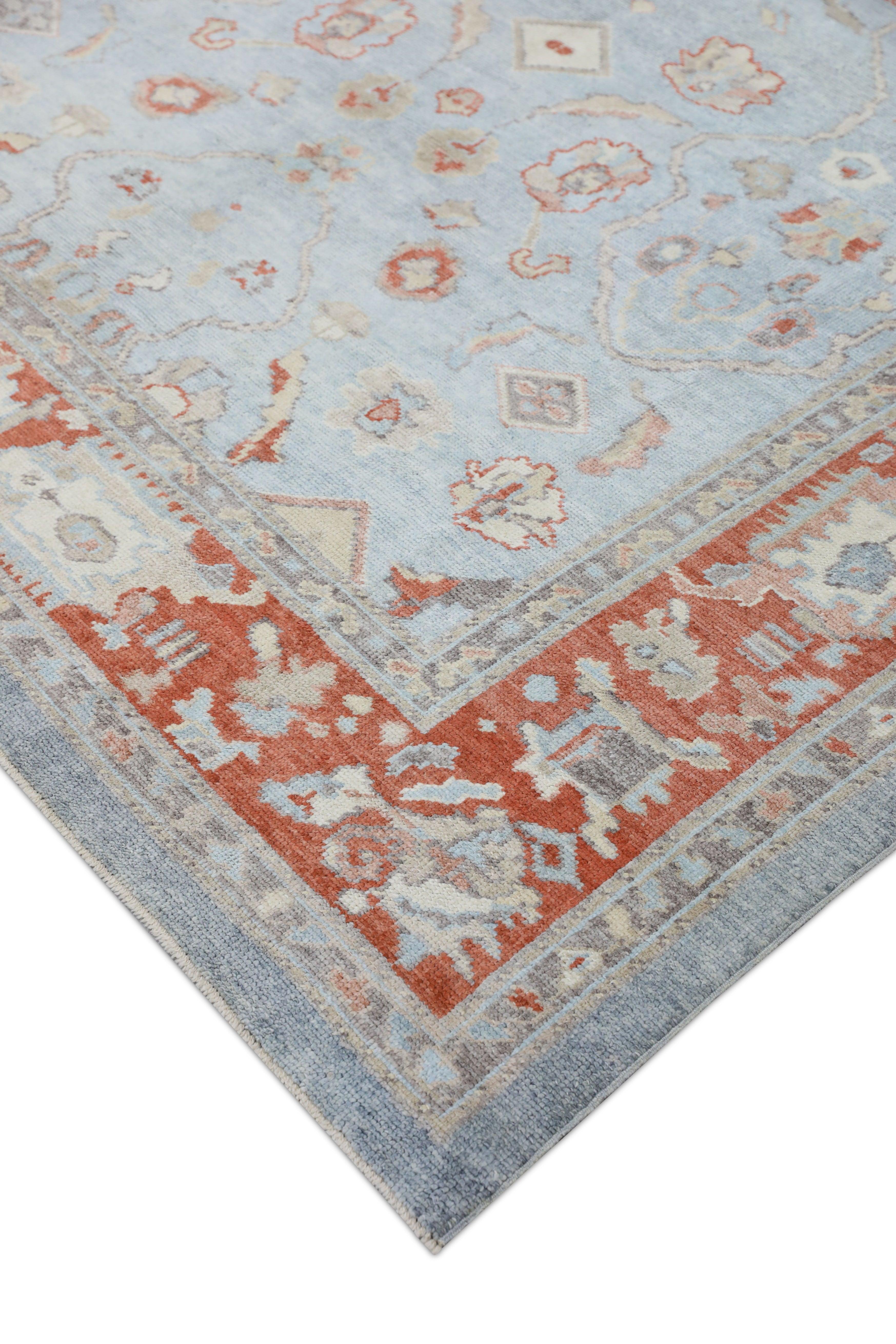 Oushak-Teppich Orientalischer handgeknüpfter türkischer Oushak 8'1