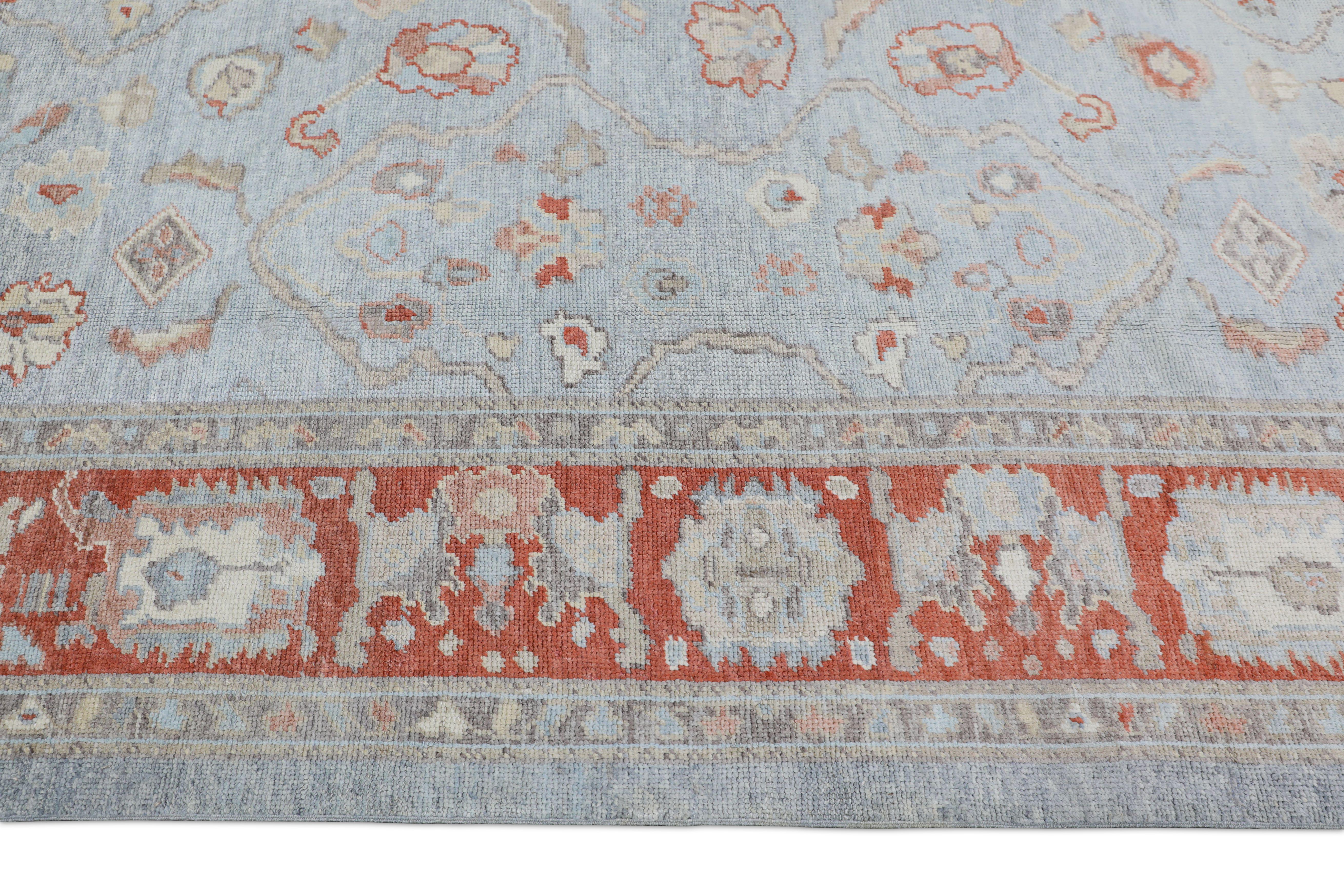 Oushak-Teppich Orientalischer handgeknüpfter türkischer Oushak 8'1