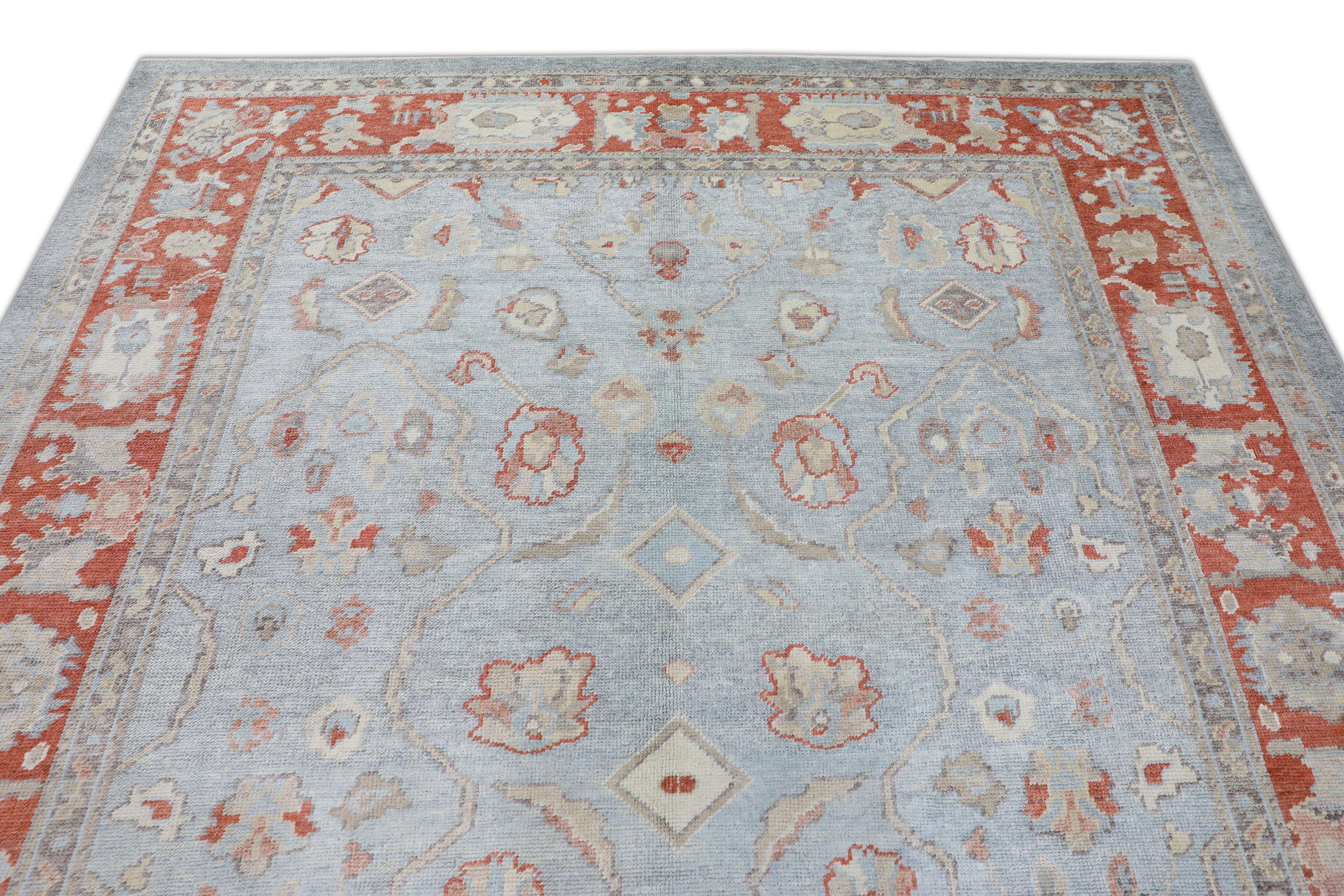 Oushak-Teppich Orientalischer handgeknüpfter türkischer Oushak 8'1