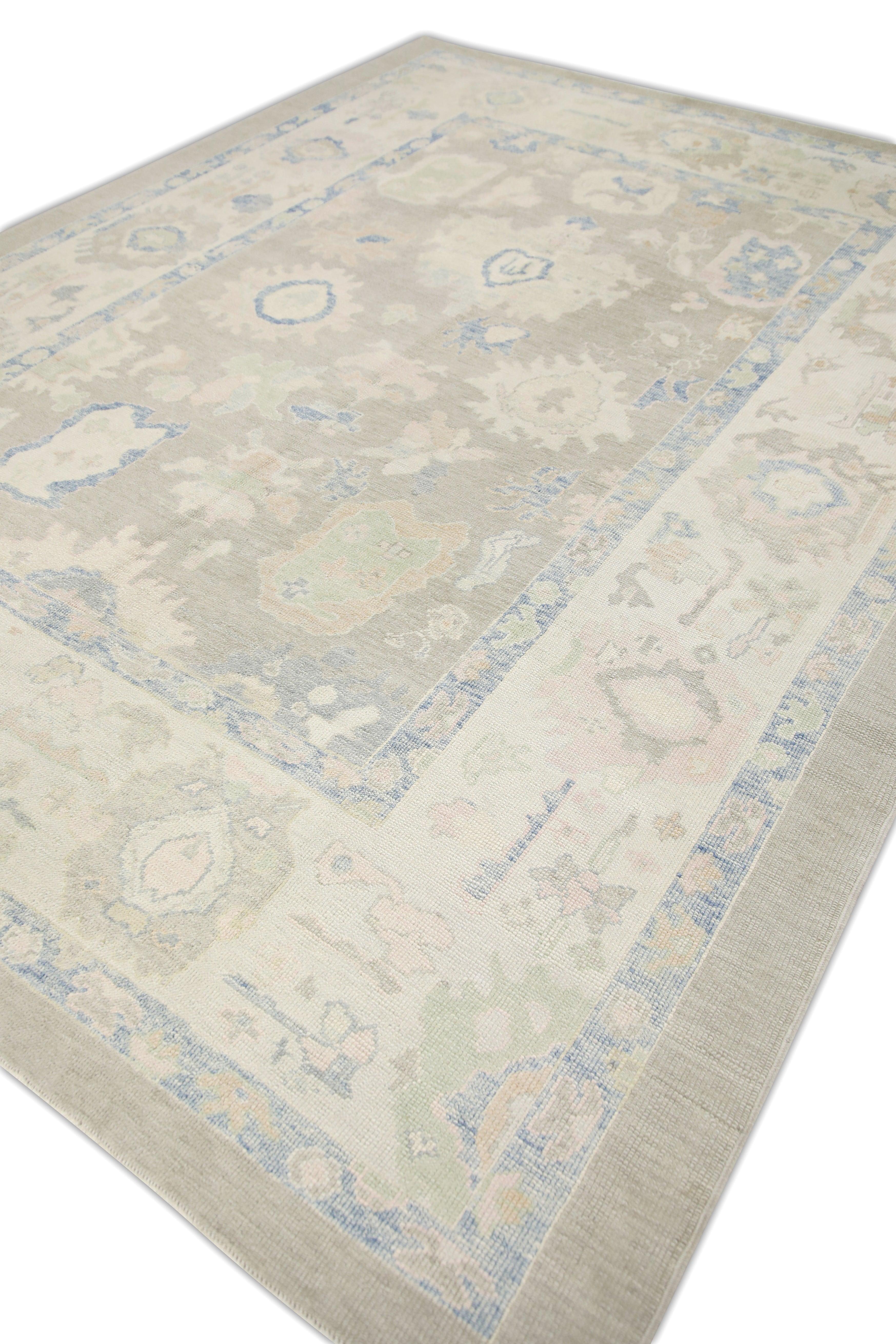 Oushak-Teppich Orientalischer handgeknüpfter türkischer Oushak 8'11