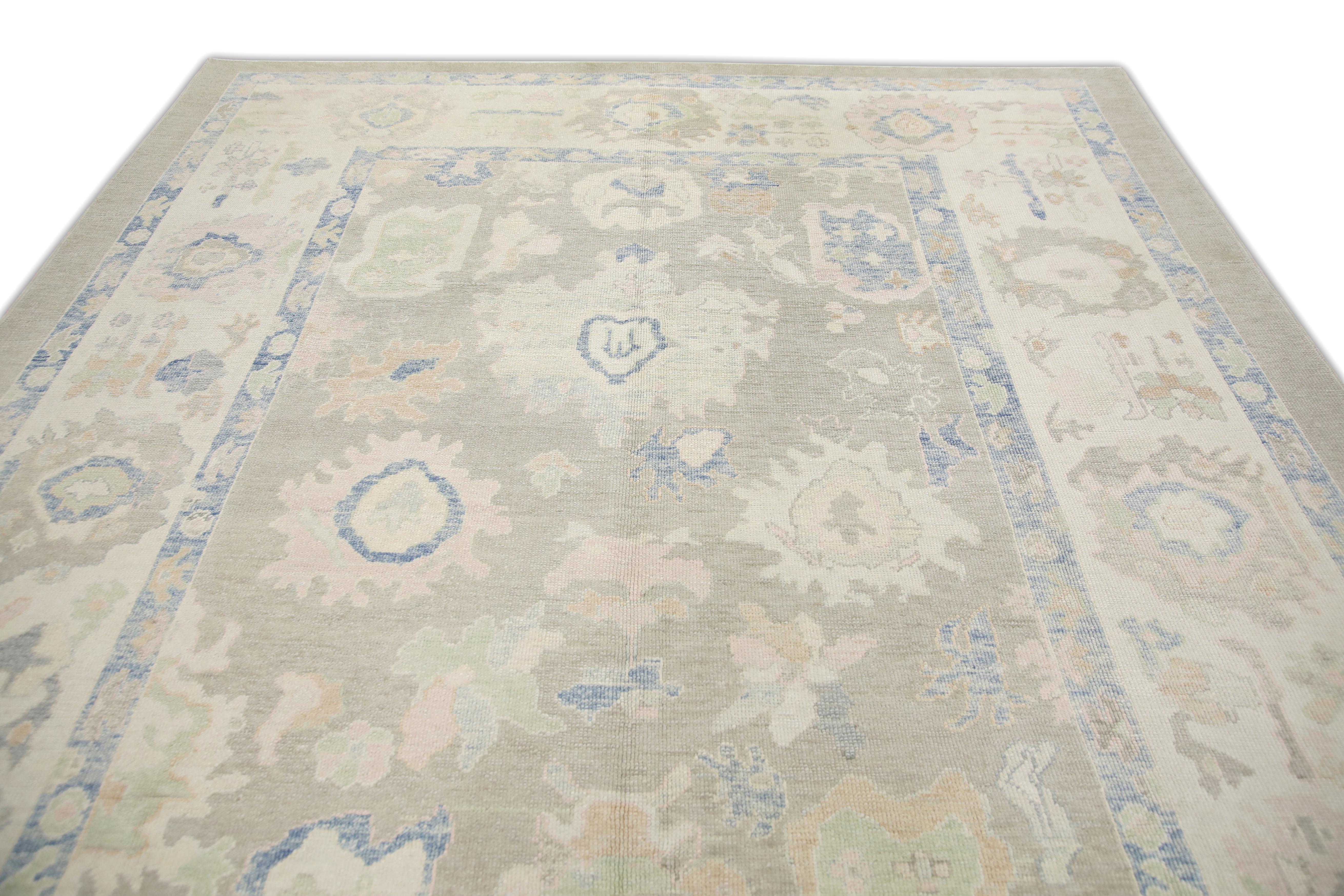 Oushak-Teppich Orientalischer handgeknüpfter türkischer Oushak 8'11