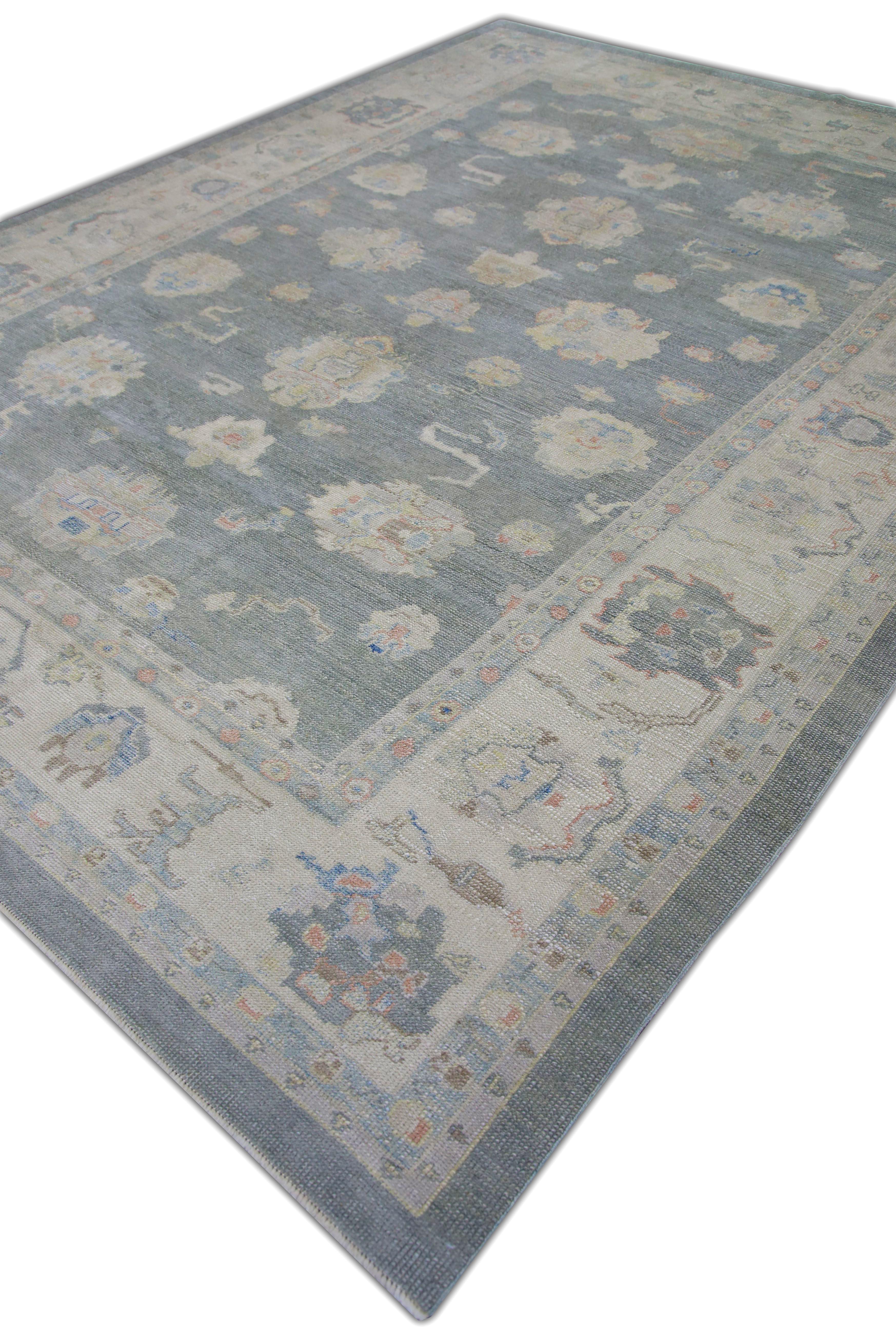 Oushak-Teppich Orientalischer handgeknüpfter türkischer Oushak 8'11