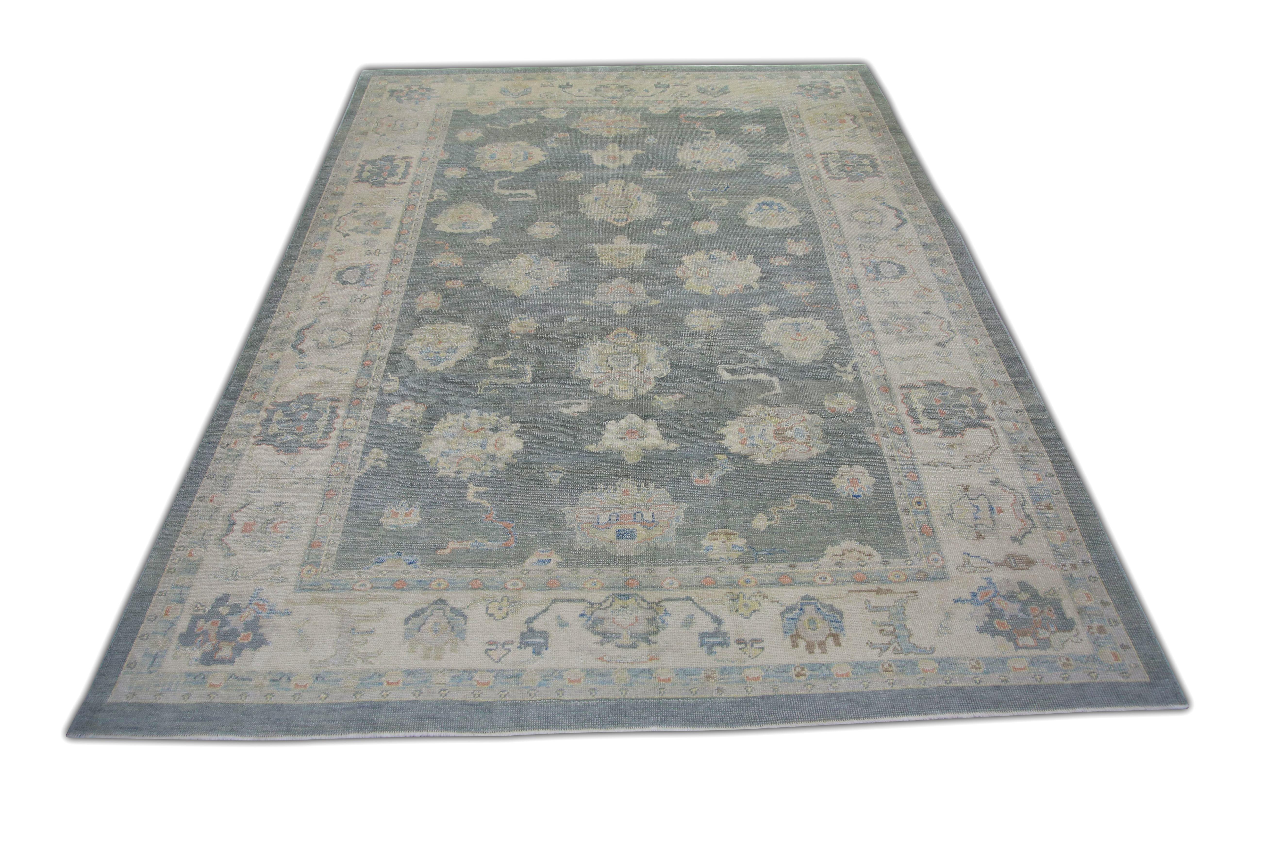 Oushak-Teppich Orientalischer handgeknüpfter türkischer Oushak 8'11