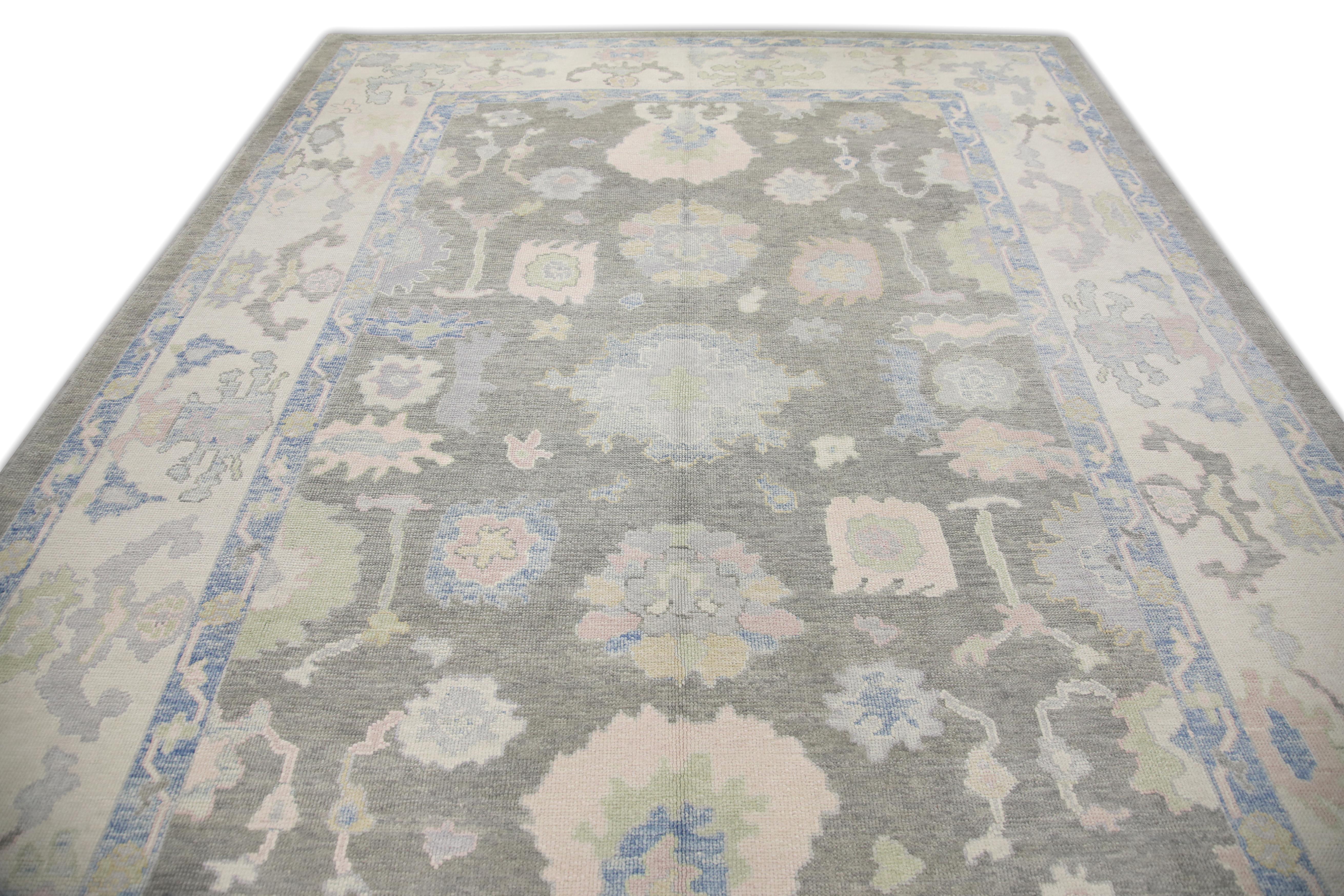 Oushak-Teppich Orientalischer handgeknüpfter türkischer Oushak 8'11