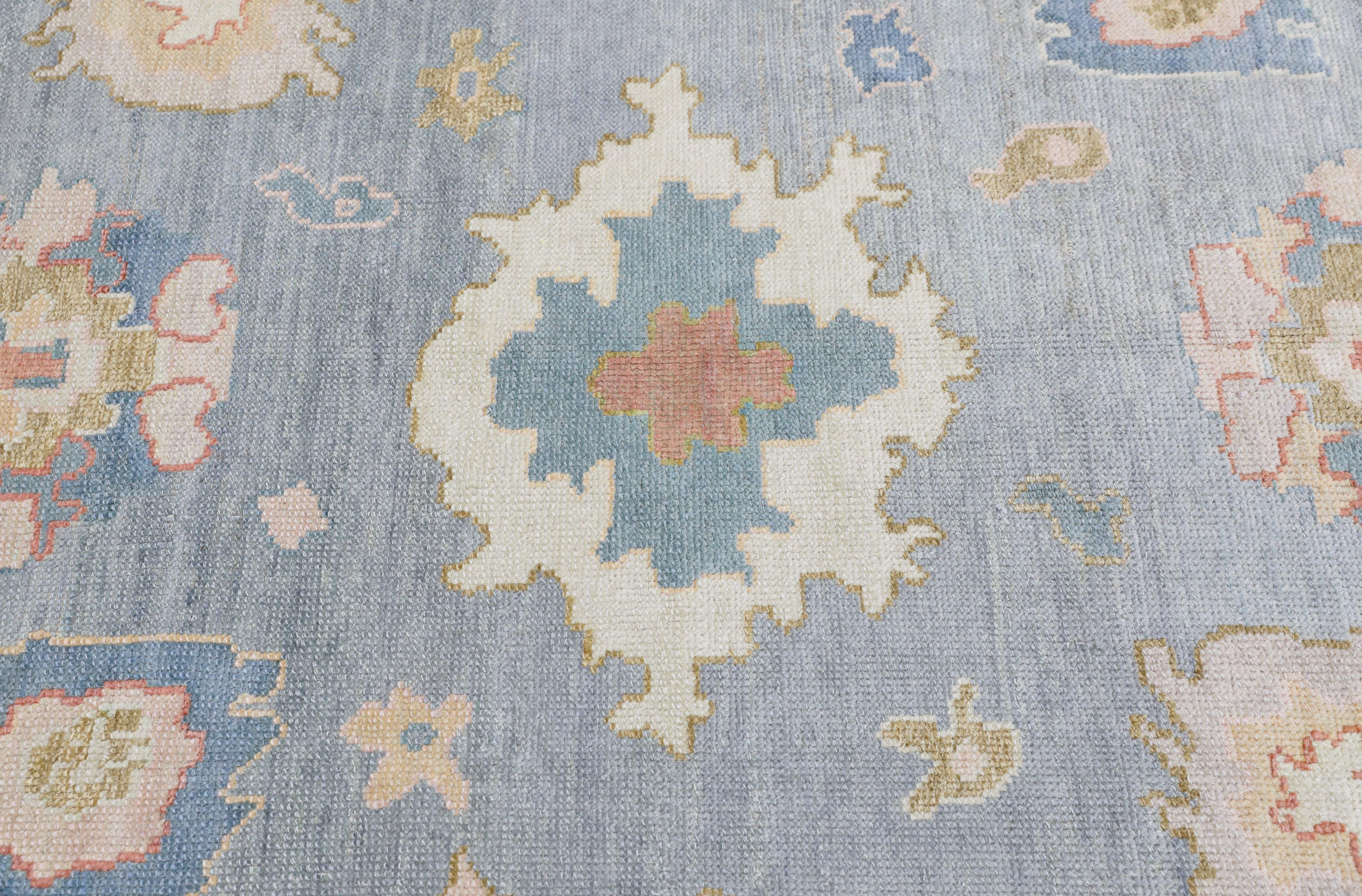 Oushak Rugs Oriental Hand Knots Rugs Turkish Oushak 8'11