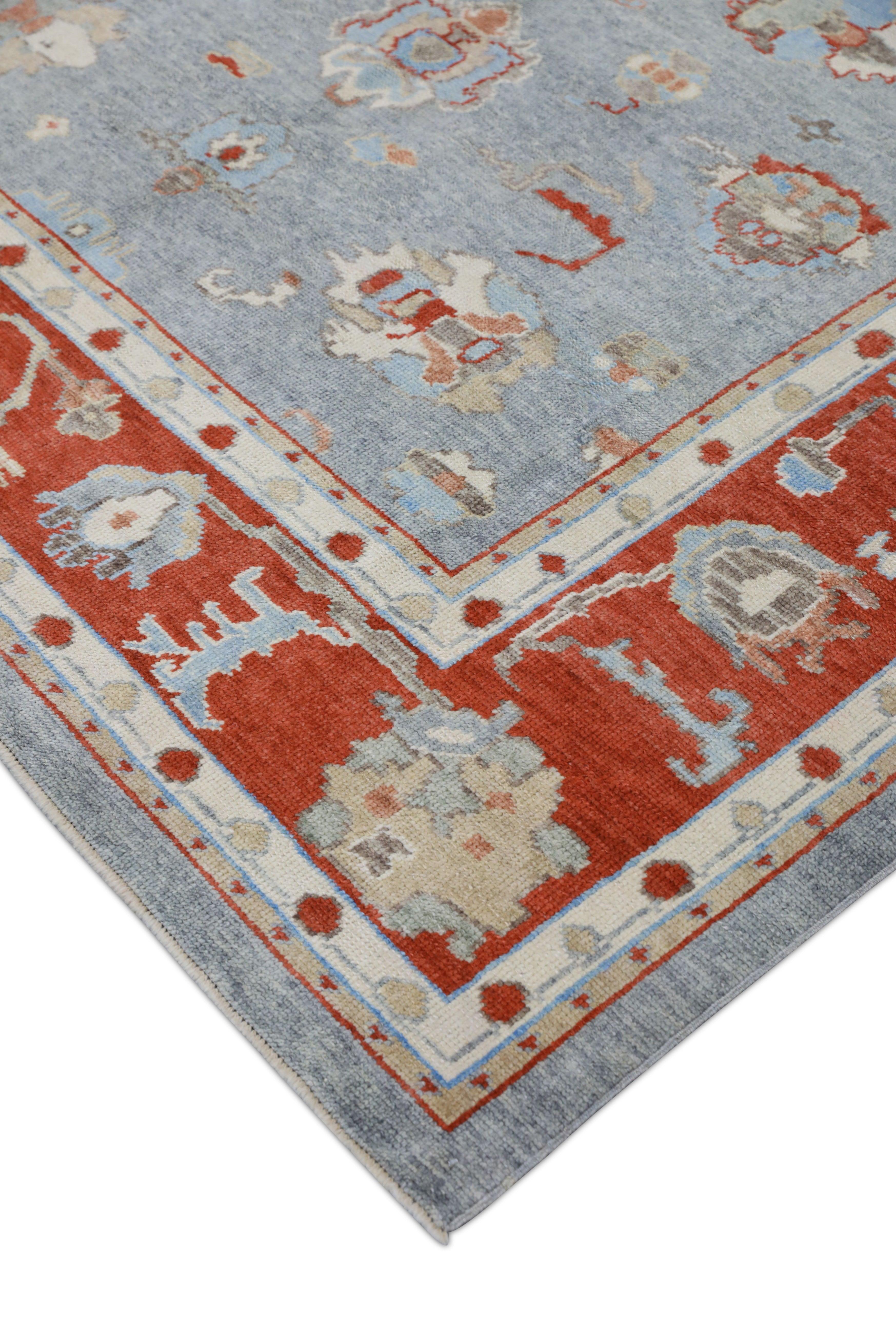 Oushak-Teppich Orientalischer handgeknüpfter türkischer Oushak 8'3