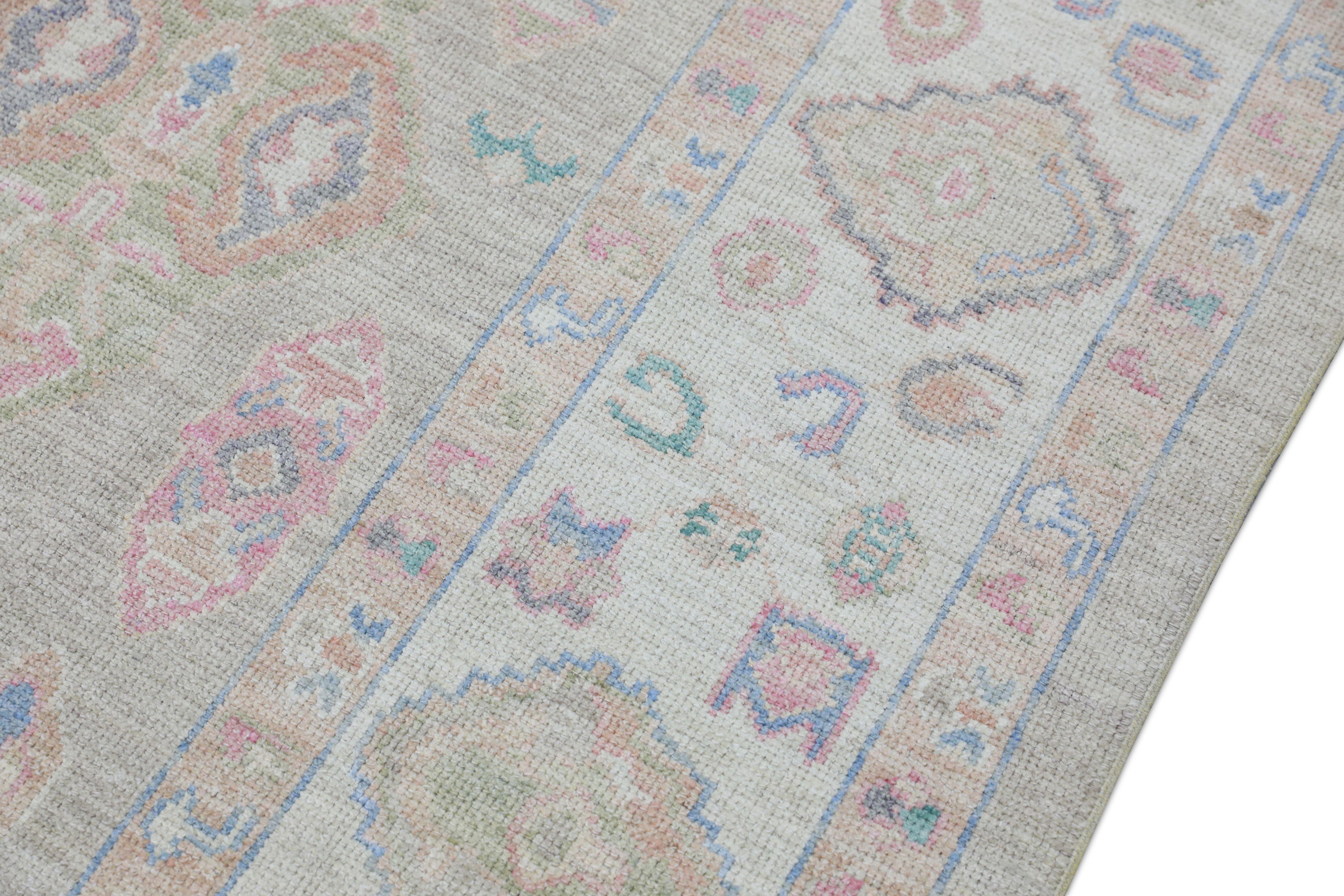 Oushak-Teppich Orientalischer handgeknüpfter türkischer Oushak 8'4