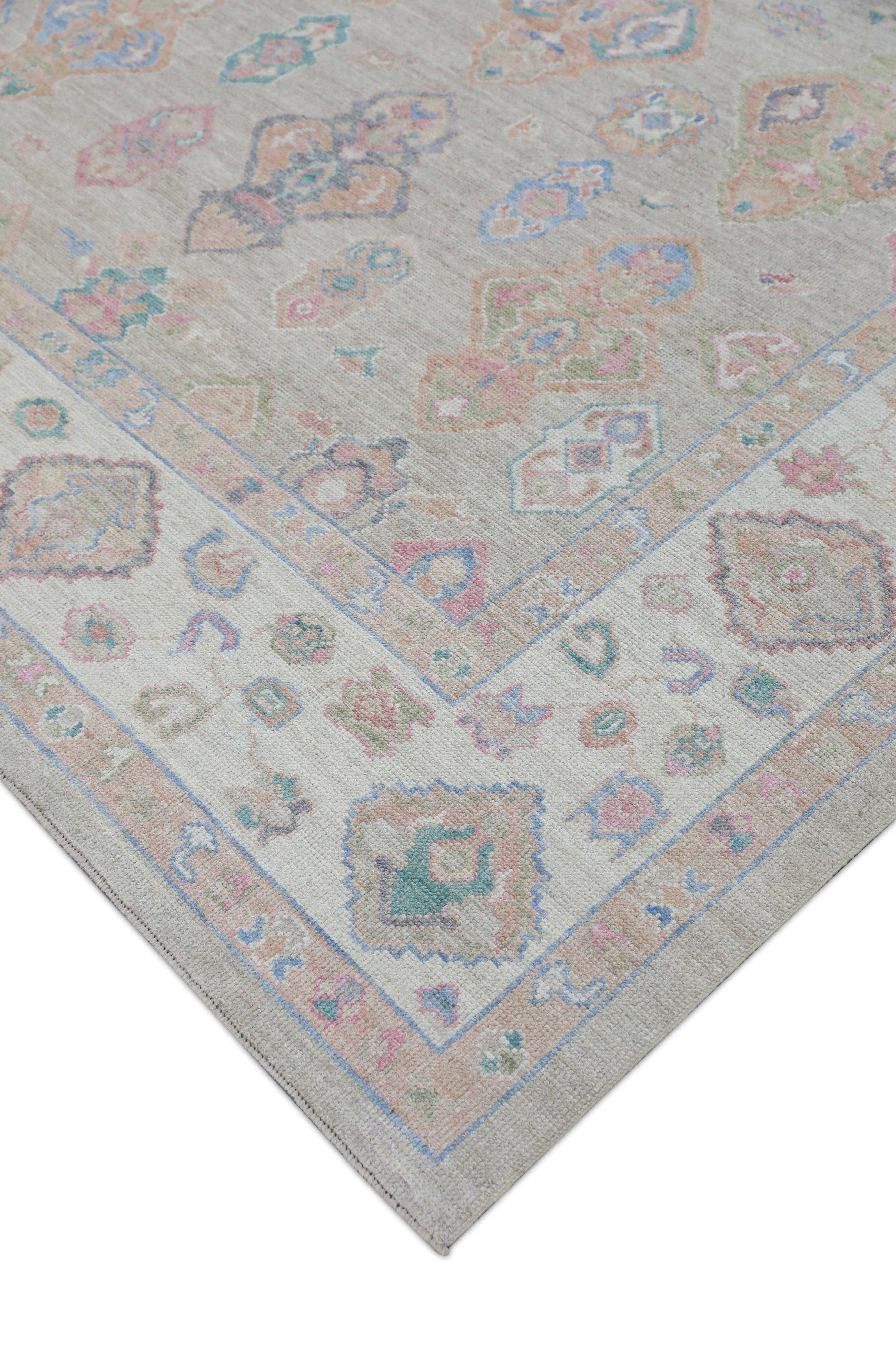 Oushak-Teppich Orientalischer handgeknüpfter türkischer Oushak 8'4