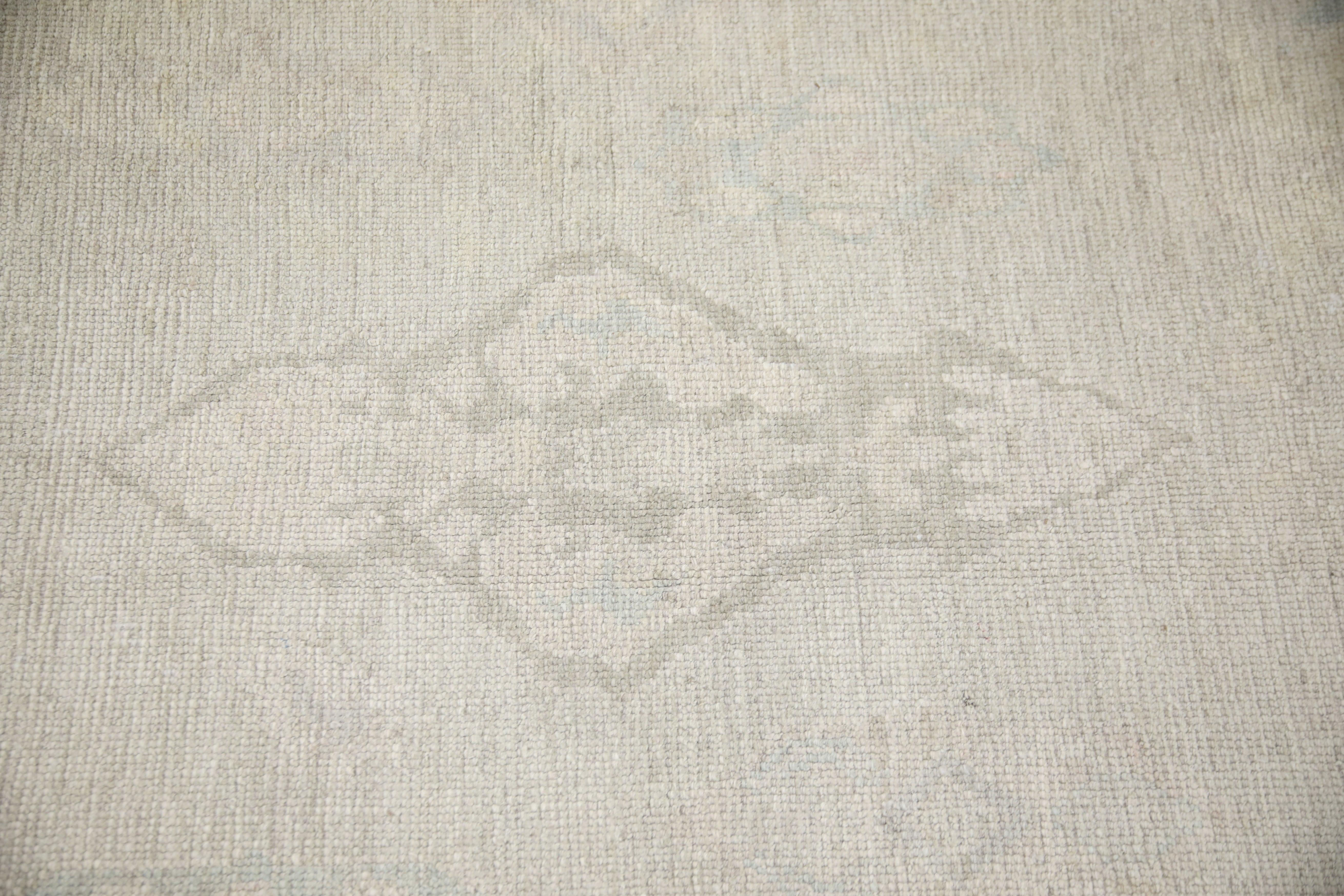 Turc Tapis oriental noué à la main turc Oushak 8'4