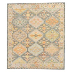 Oushak Rug Oriental Hand Knotted Turkish Oushak 8
5" x 10
 #365