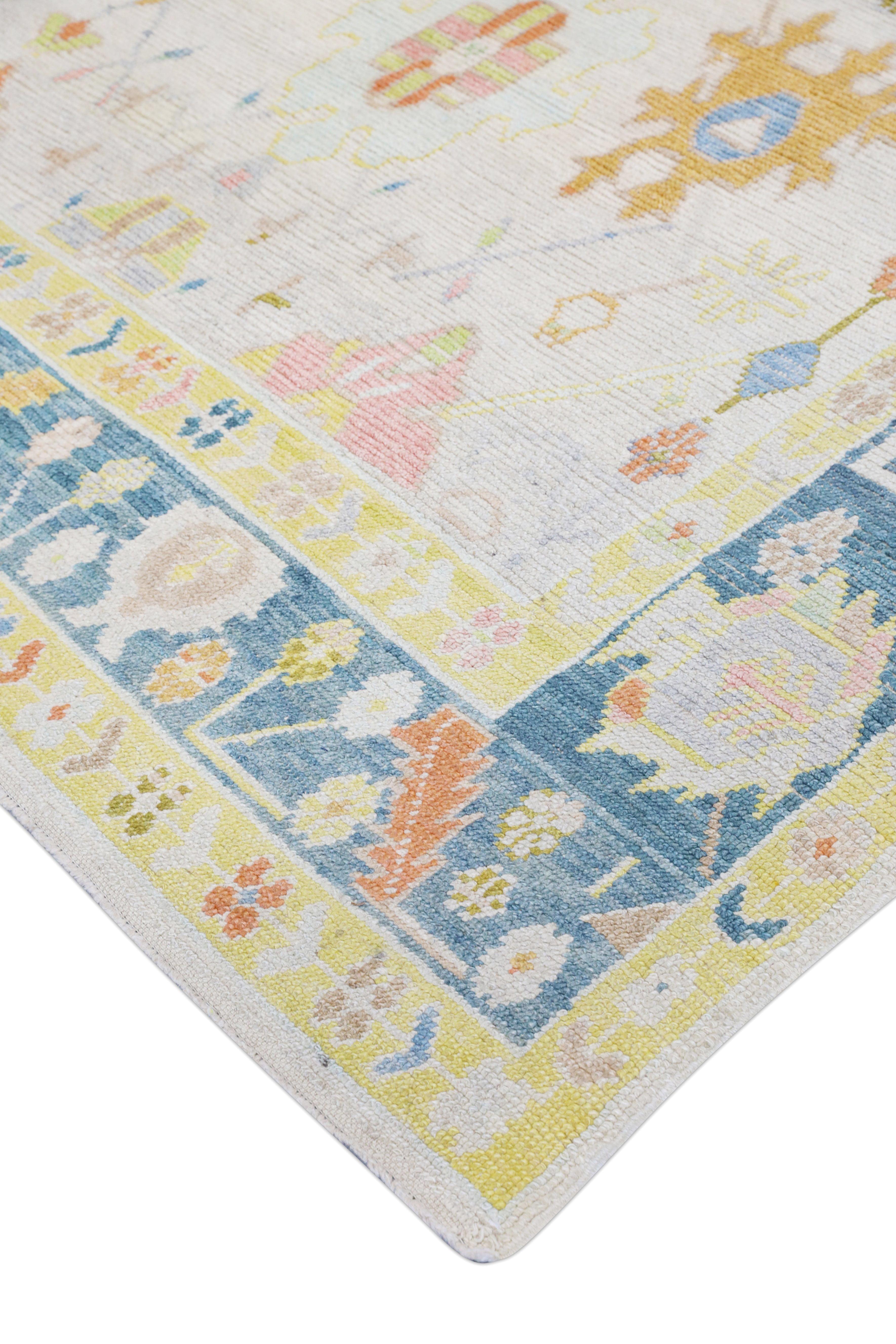 Oushak-Teppich Orientalischer handgeknüpfter türkischer Oushak 8'6