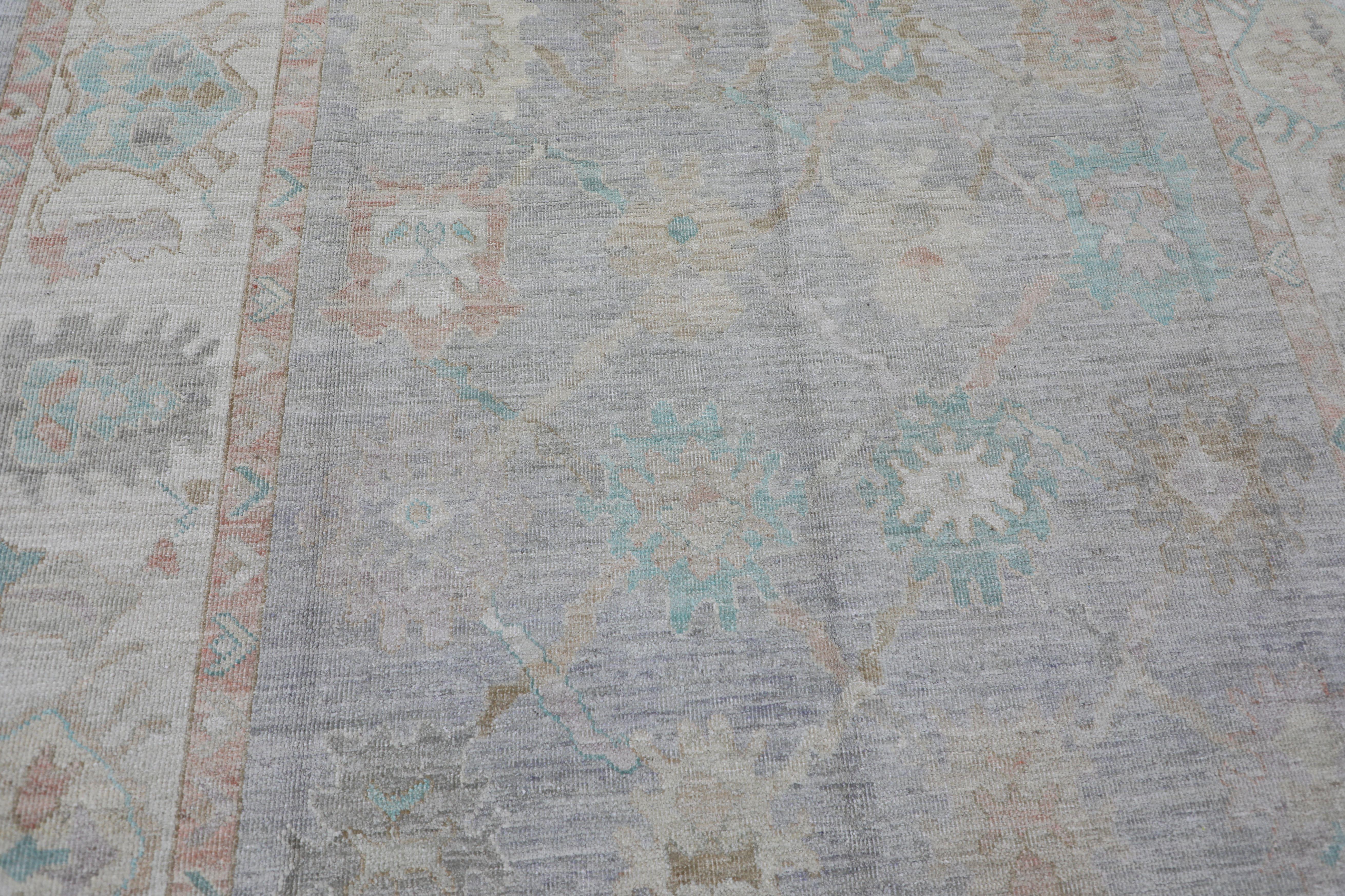 Oushak Rug Oriental Hand Knotted Turkish Oushak 8'6