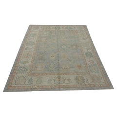 Oushak Rug Oriental Hand Knotted Turkish Oushak 8'6" x 10'2" #2088