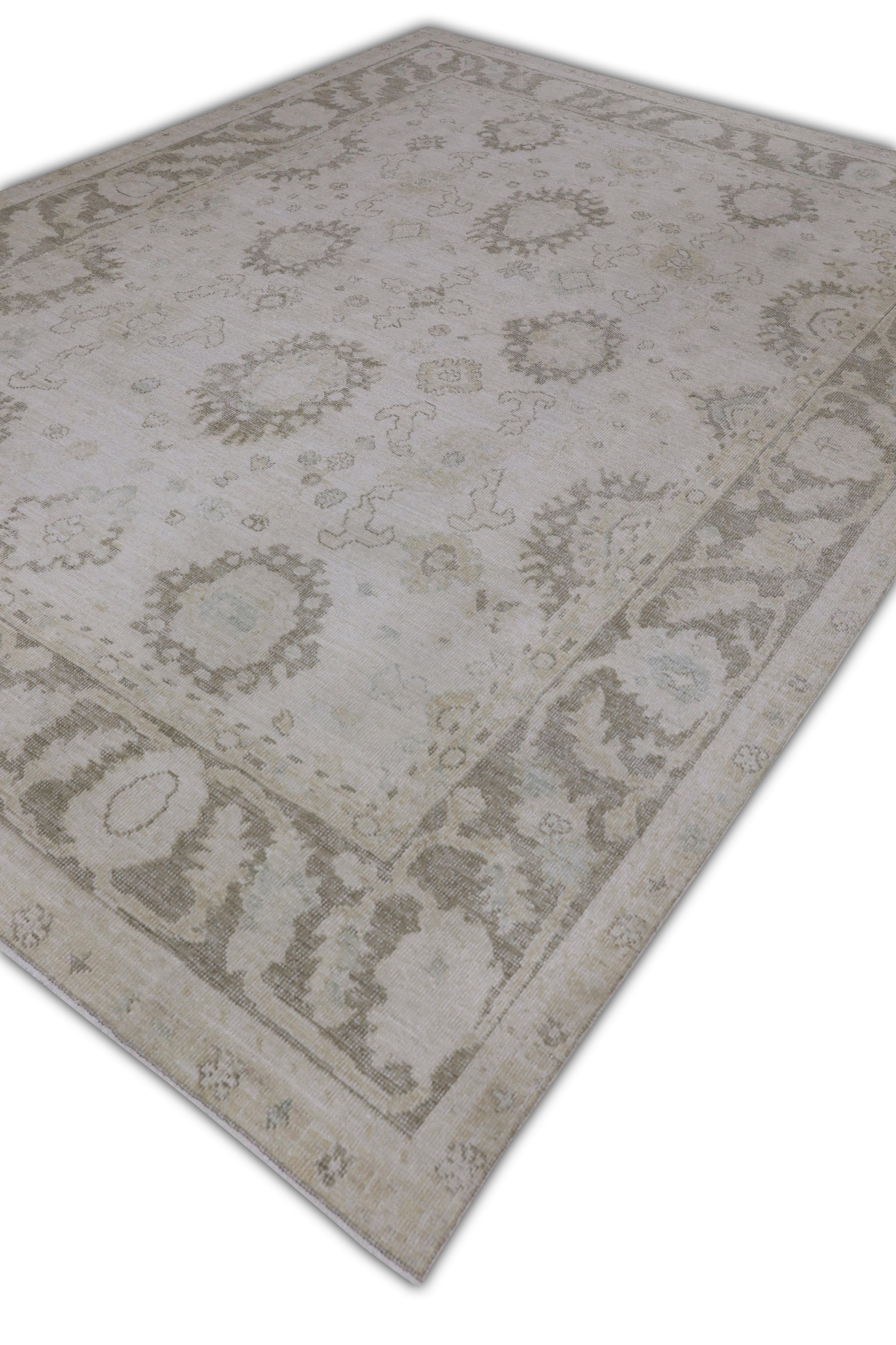 Oushak-Teppich Orientalischer handgeknüpfter türkischer Oushak 8'8