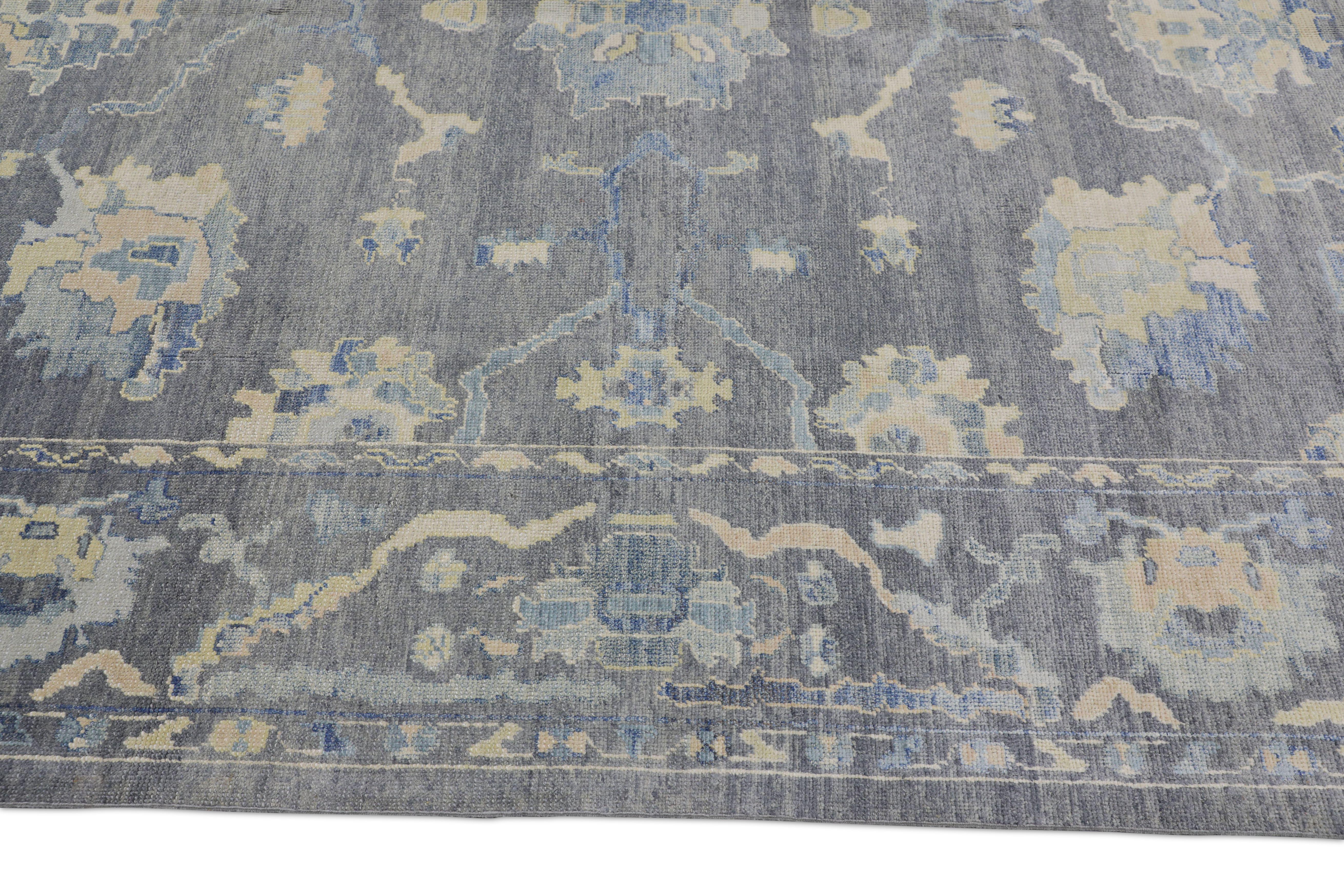 Oushak-Teppich Orientalischer handgeknüpfter türkischer Oushak 8'8