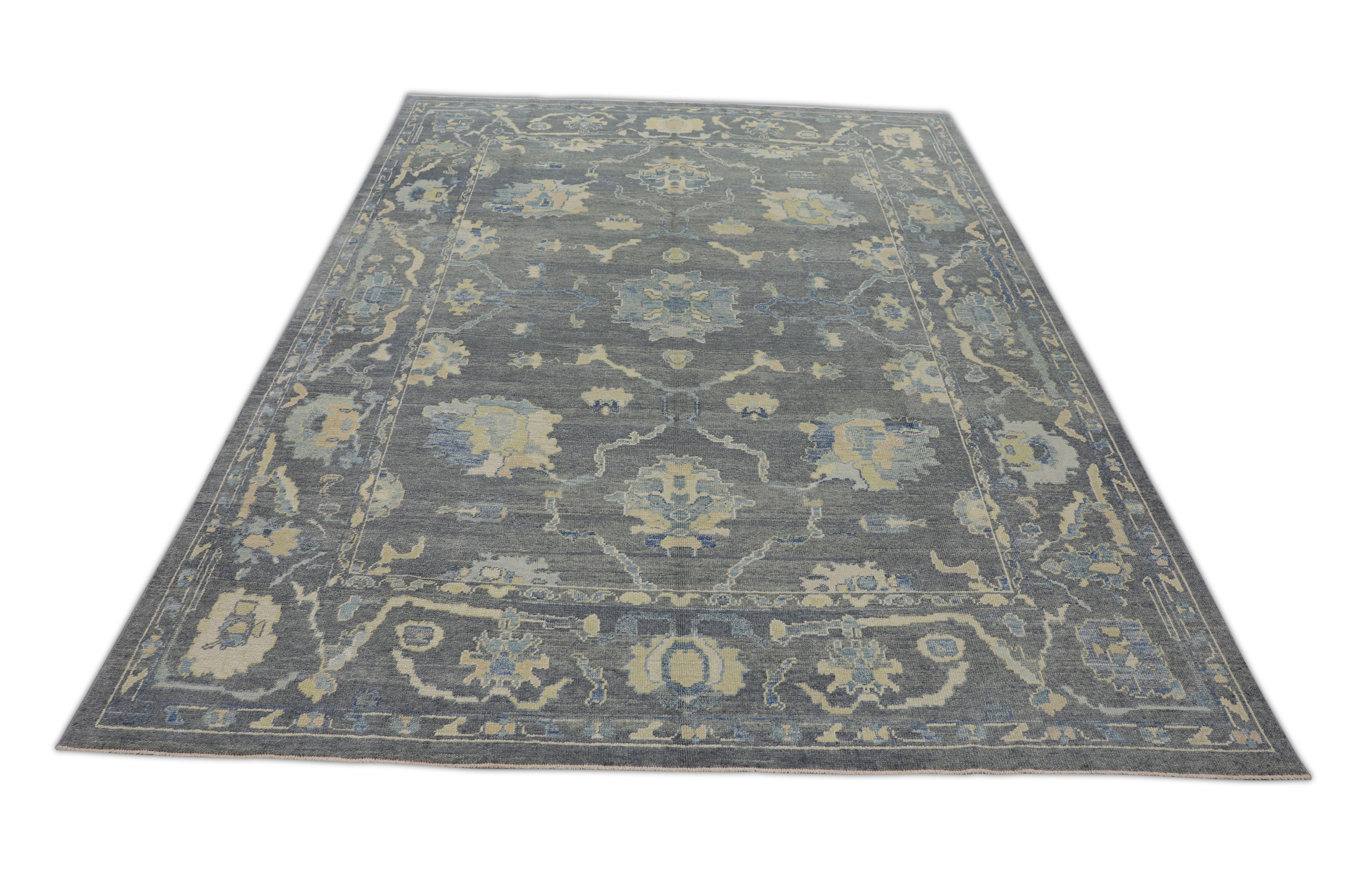 Oushak-Teppich Orientalischer handgeknüpfter türkischer Oushak 8'8