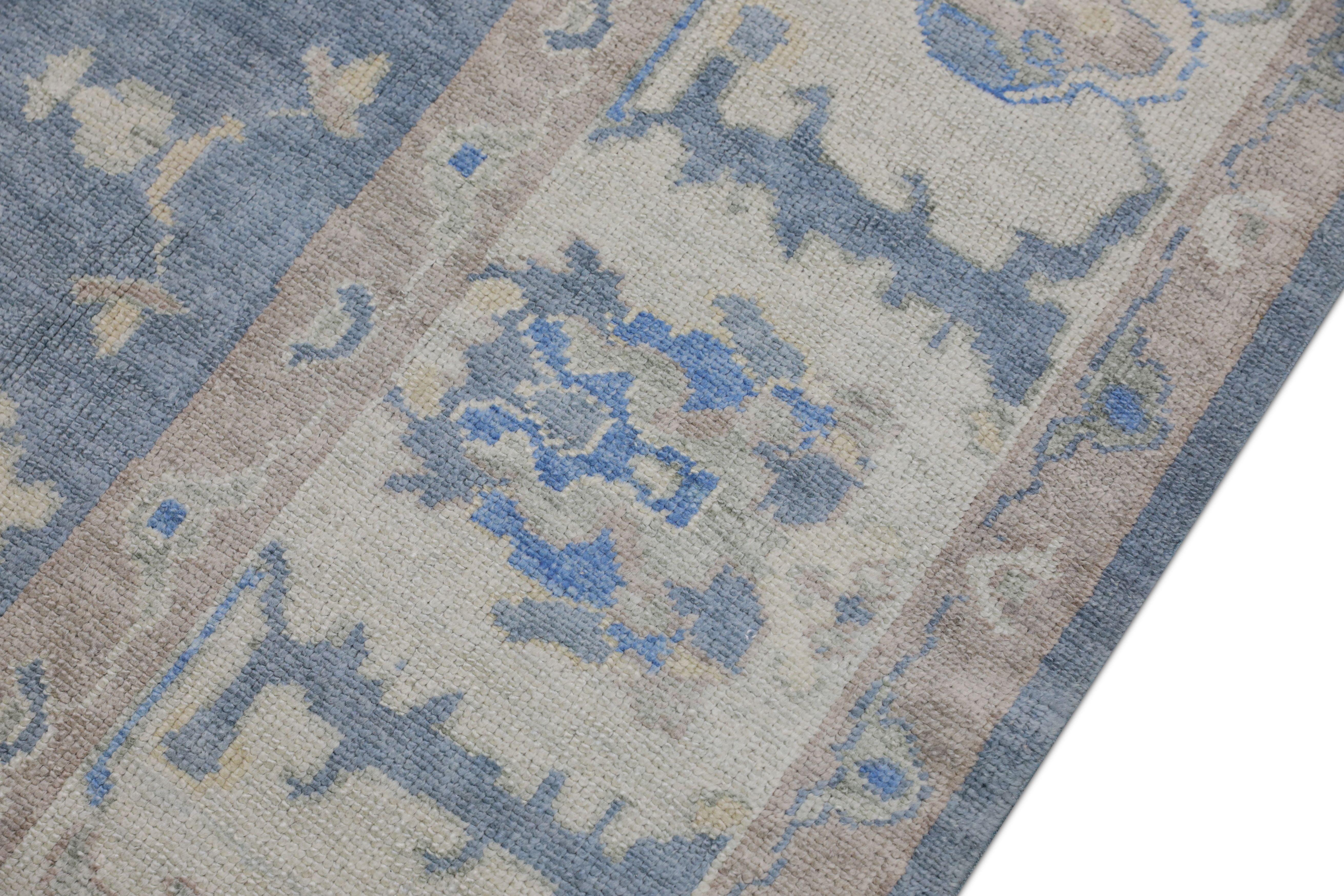 Oushak Rug Oriental Hand Knotted Turkish Oushak 9' x 11'8