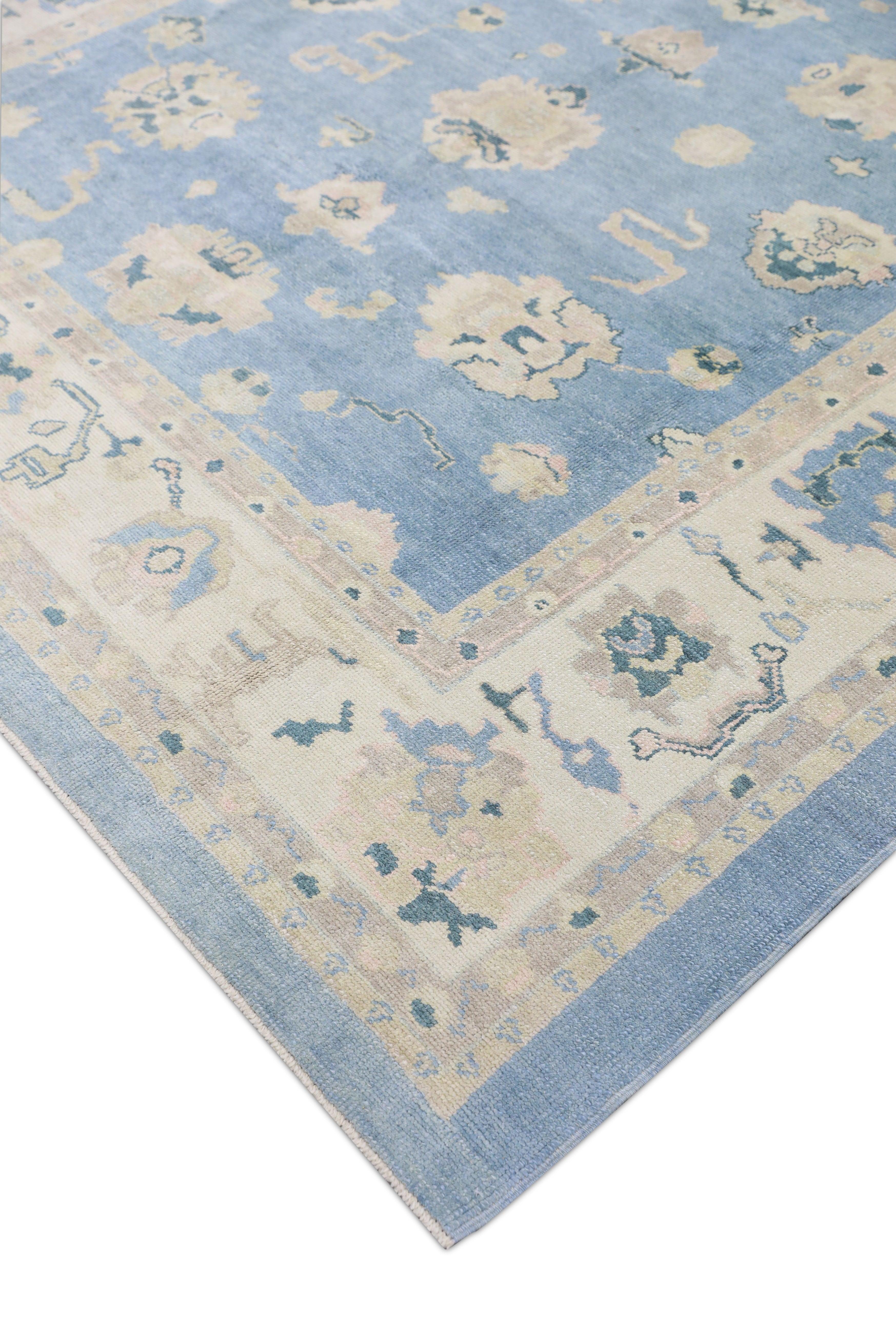 Oushak-Teppich Orientalischer handgeknüpfter türkischer Oushak 9'1
