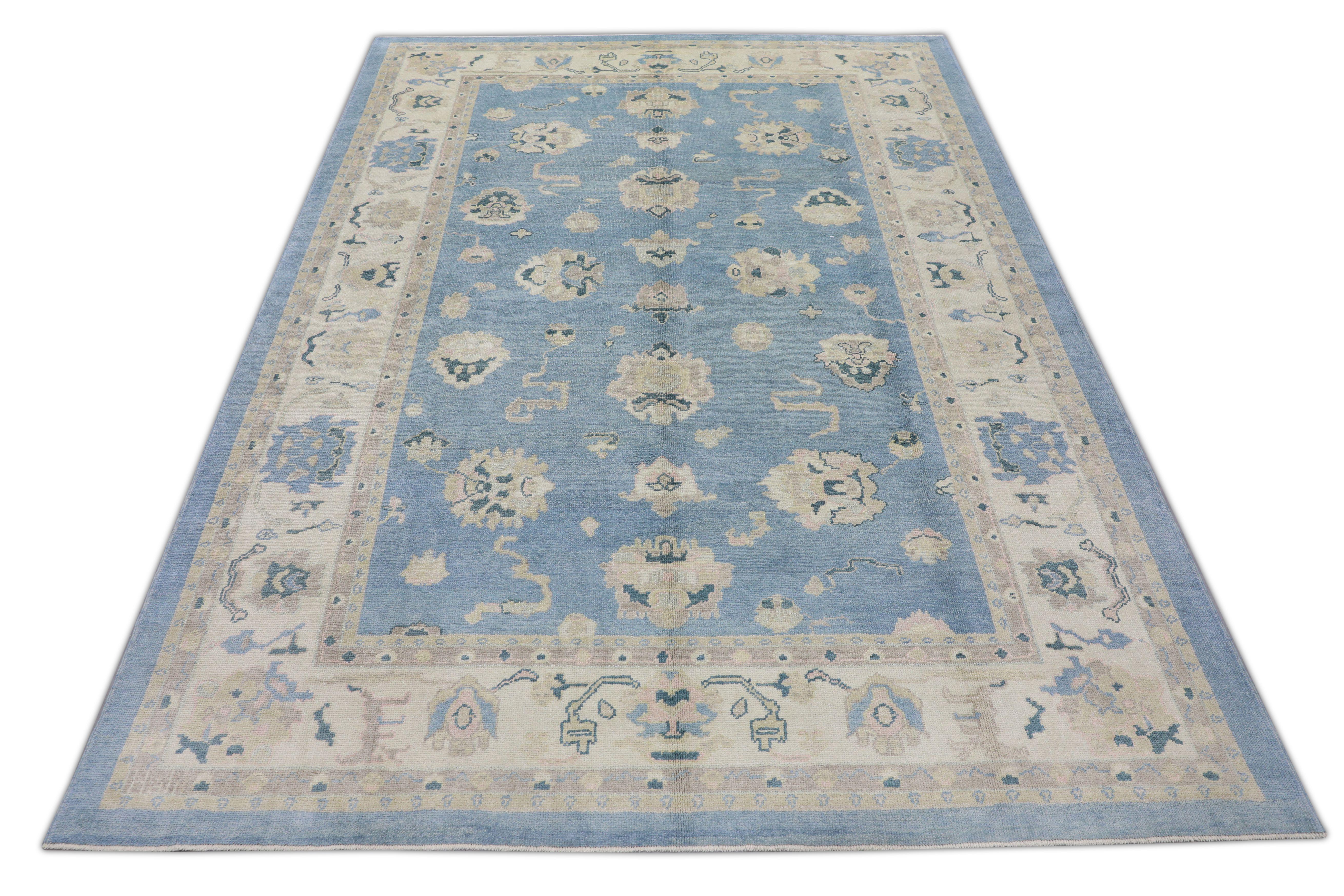 Oushak-Teppich Orientalischer handgeknüpfter türkischer Oushak 9'1