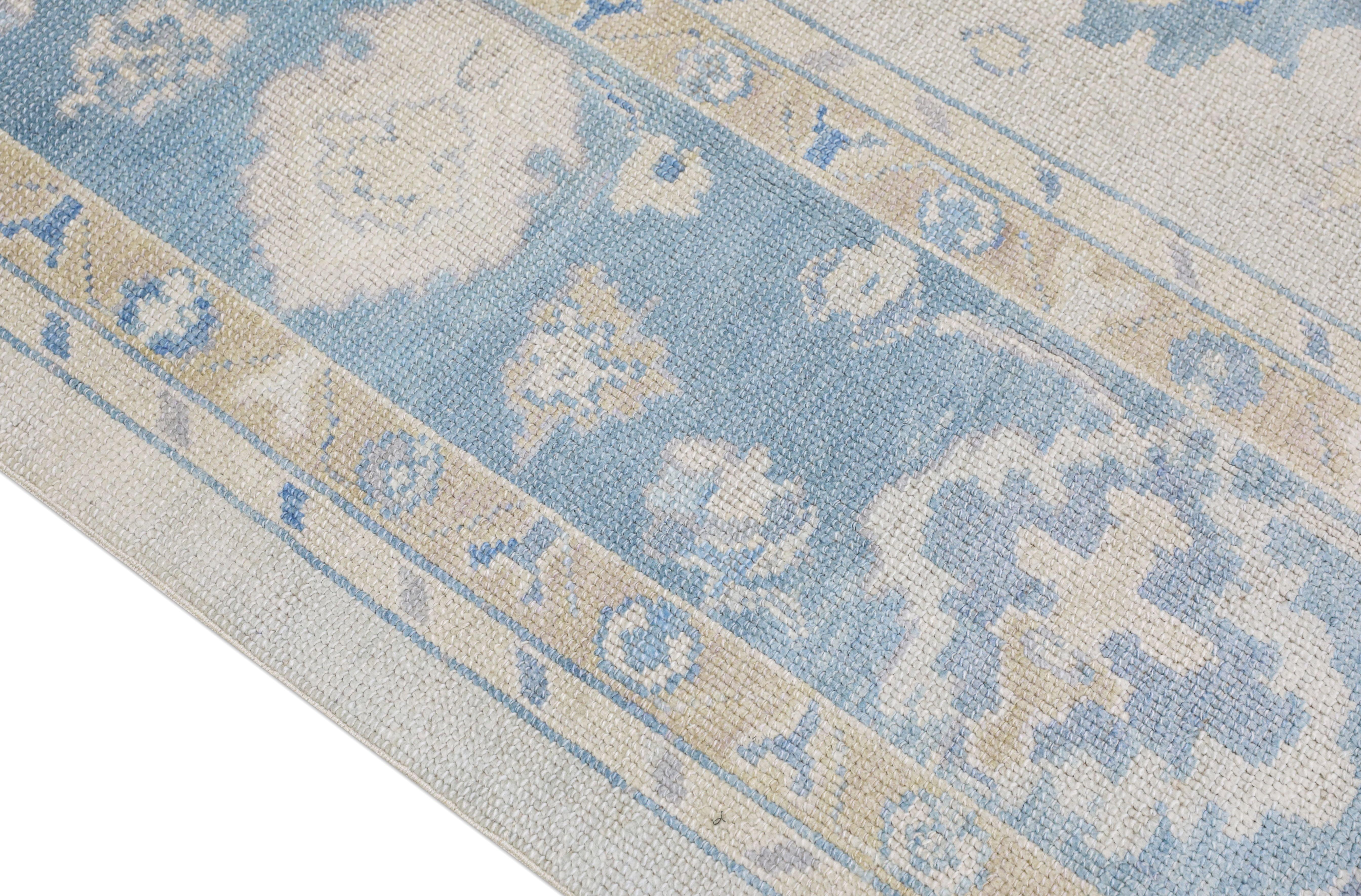 Oushak-Teppich Orientalischer handgeknüpfter türkischer Oushak 9'1