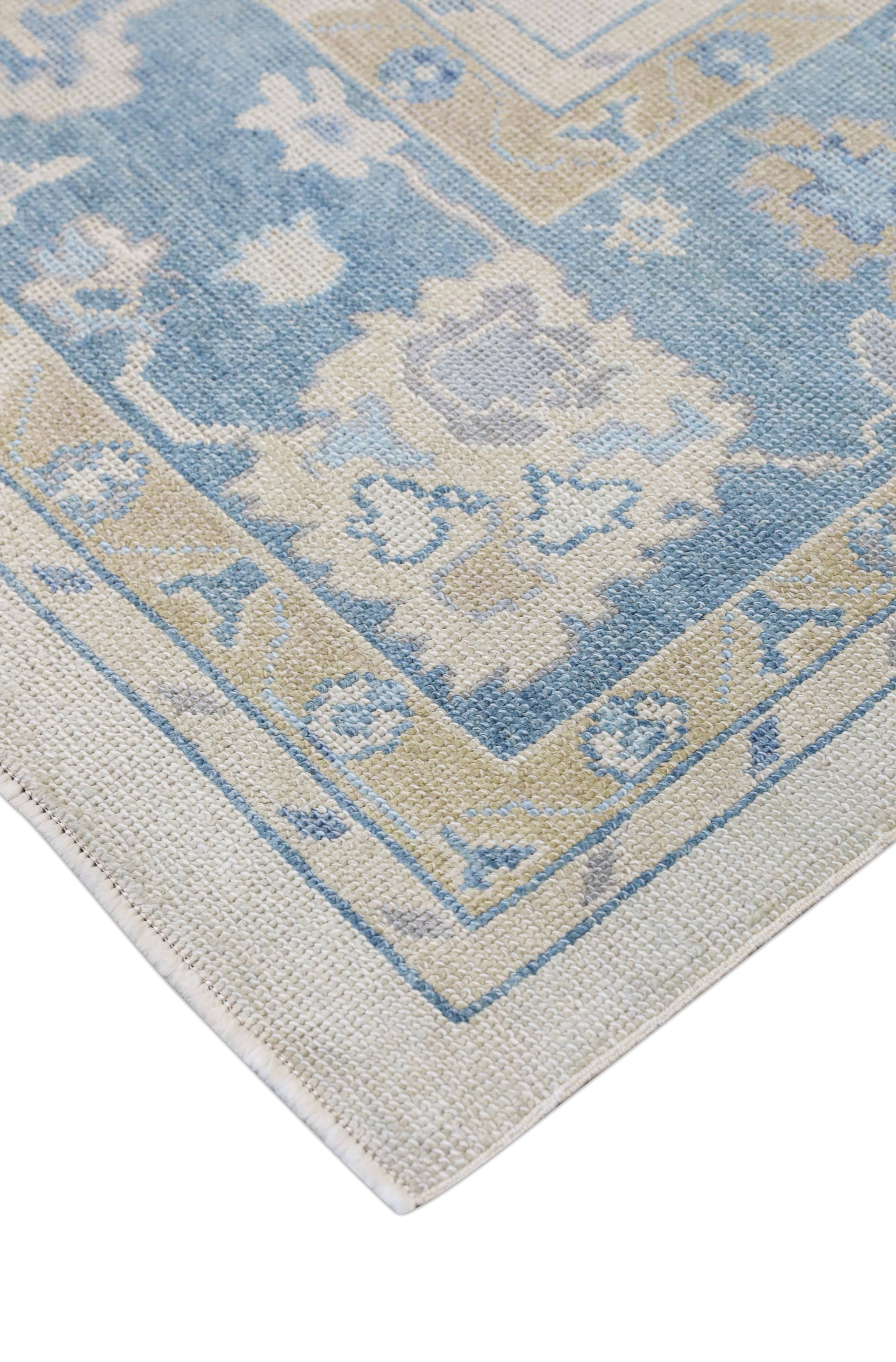 Oushak-Teppich Orientalischer handgeknüpfter türkischer Oushak 9'1