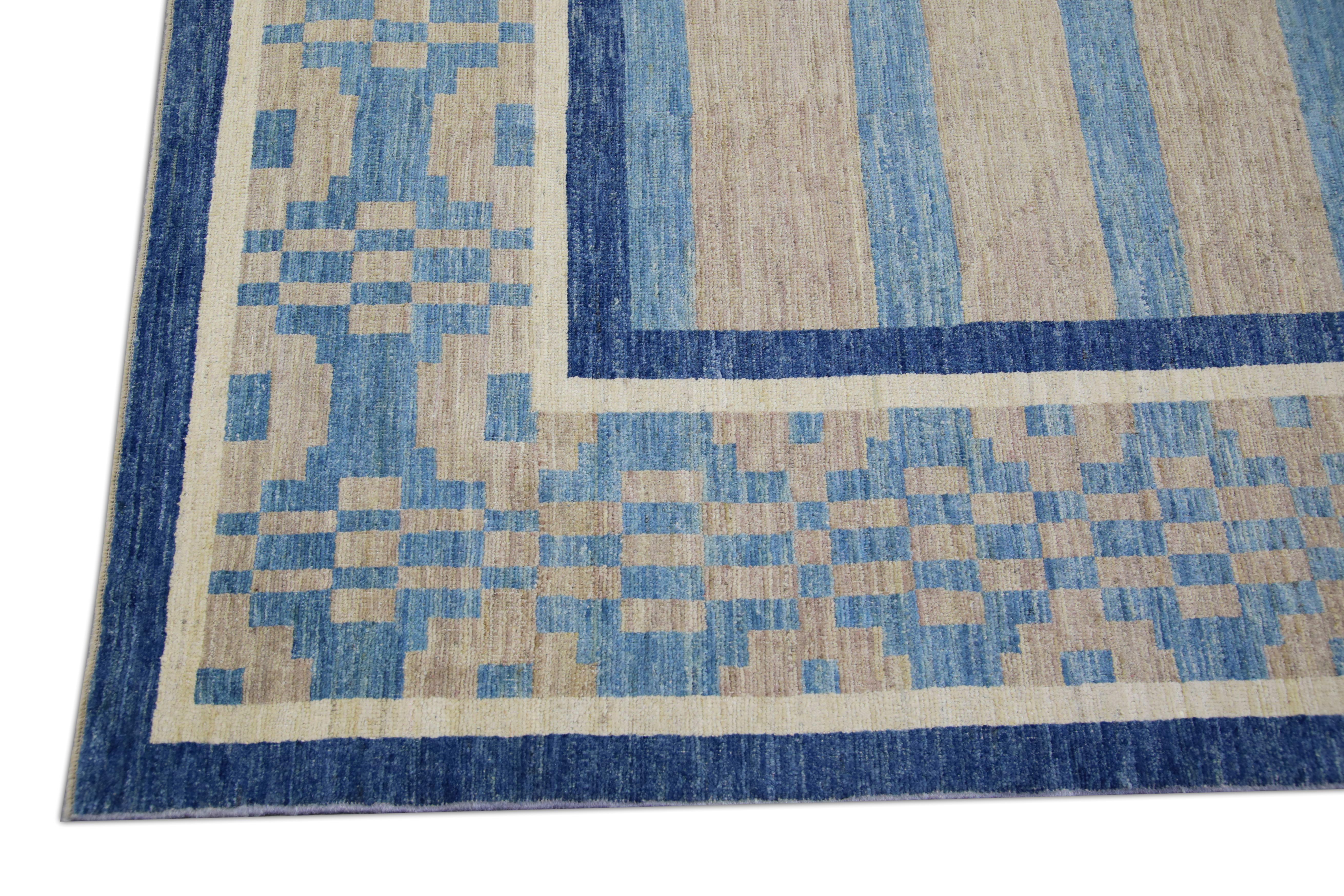 Oushak Rug Oriental Hand Knotted Turkish Oushak 9'10