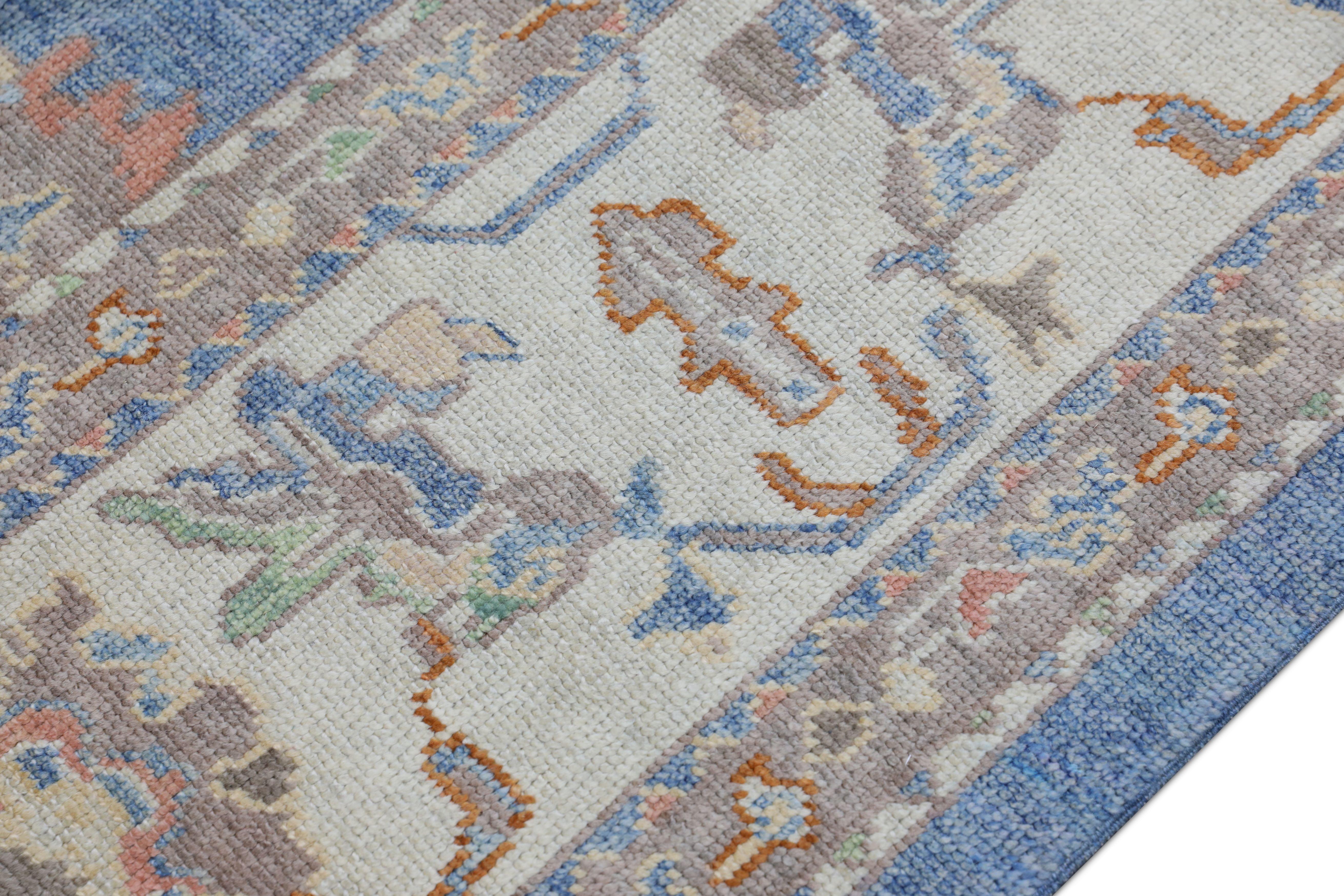 Oushak Rug Oriental Hand Knotted Turkish Oushak 9'10
