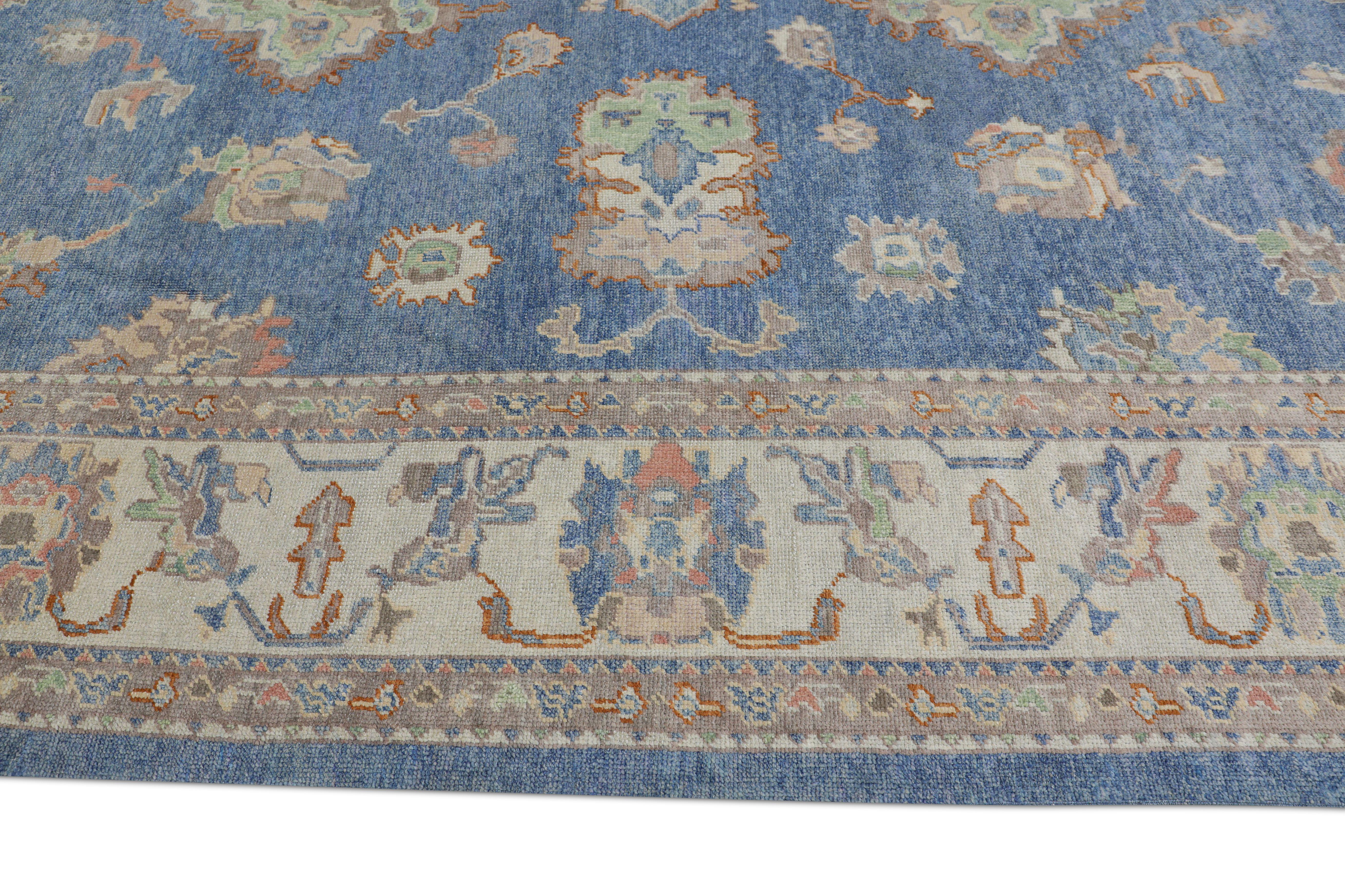 Oushak-Teppich Orientalischer handgeknüpfter türkischer Oushak 9'10