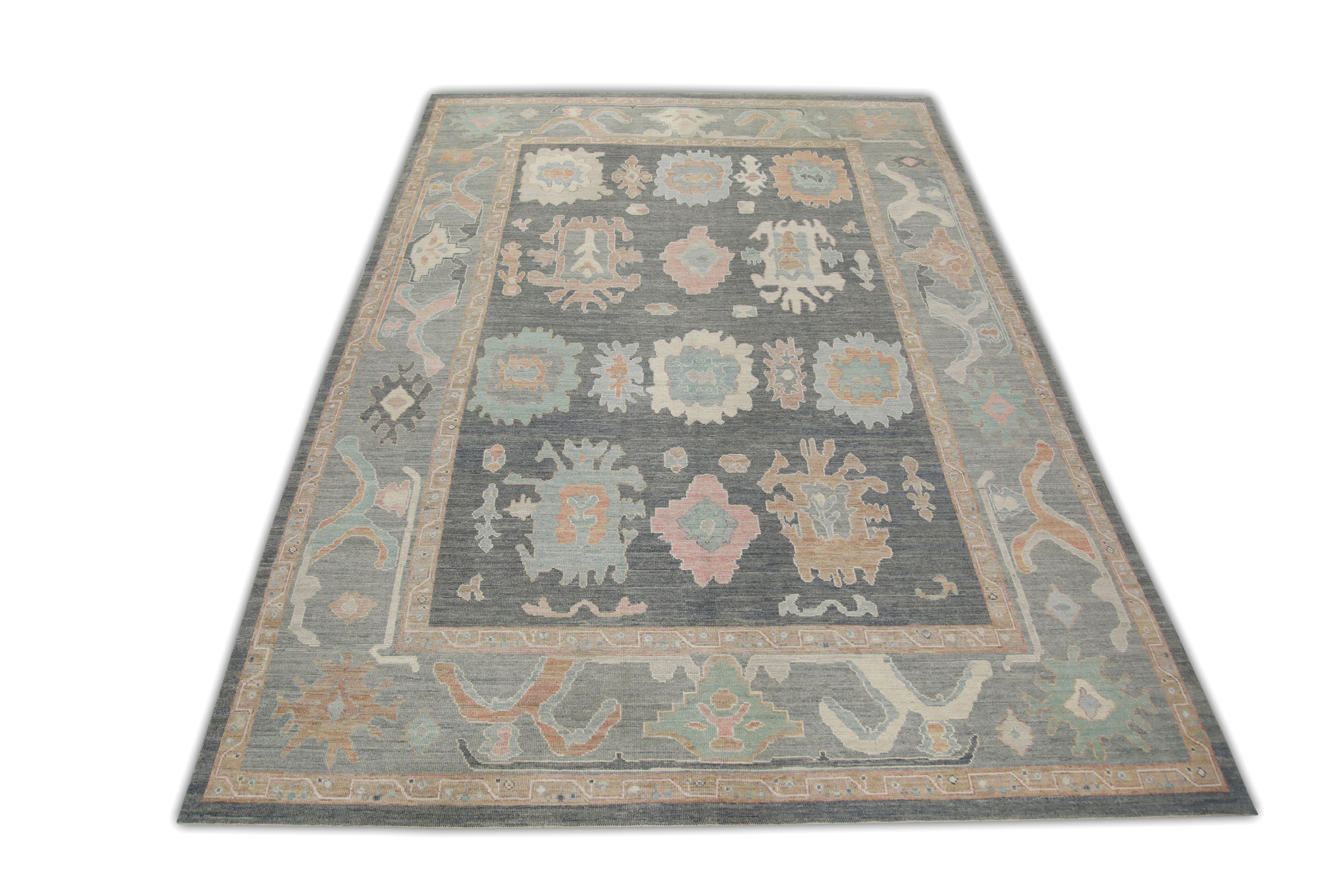 Oushak-Teppich Orientalischer handgeknüpfter türkischer Oushak 9'11