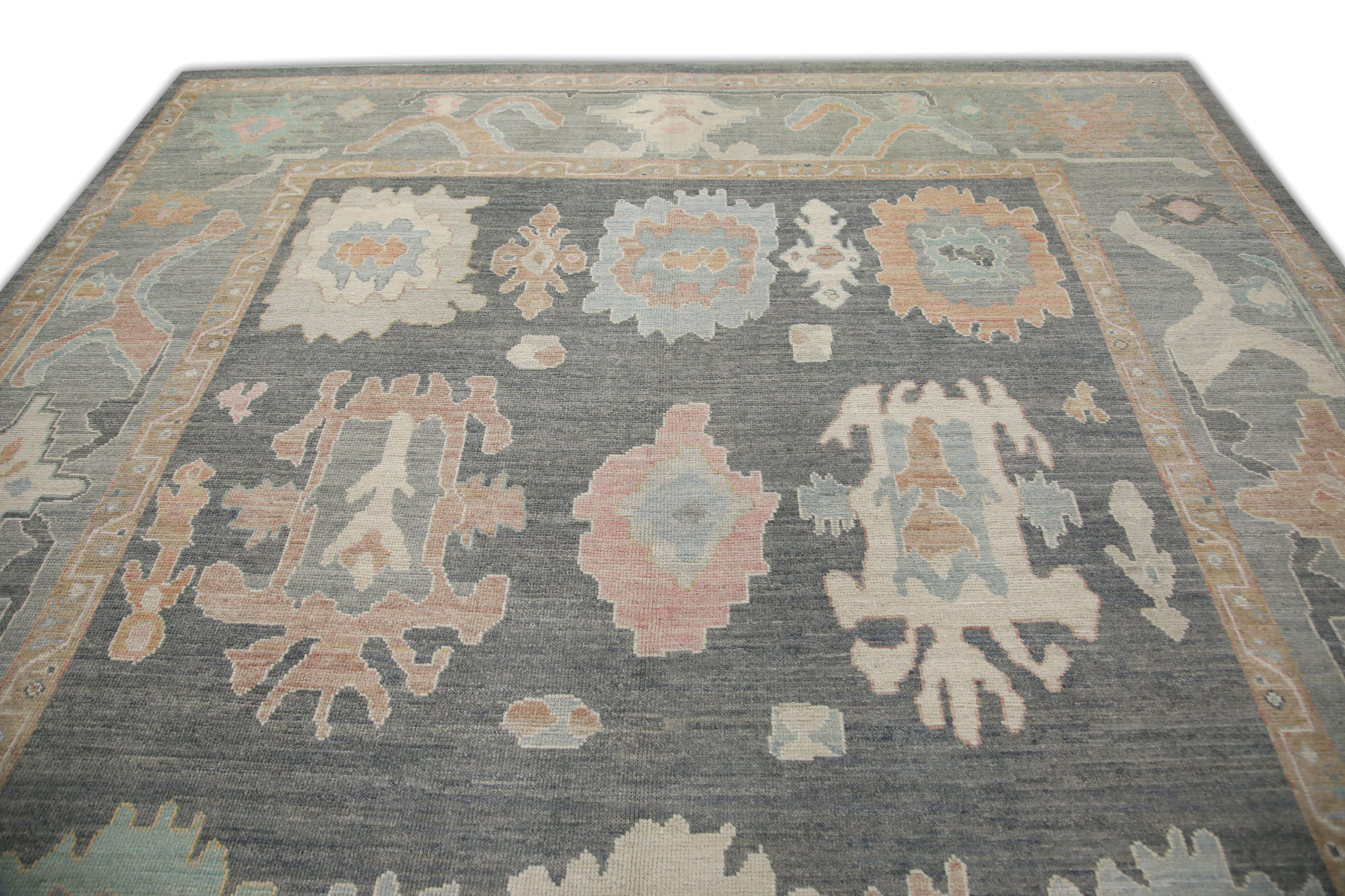 Oushak-Teppich Orientalischer handgeknüpfter türkischer Oushak 9'11