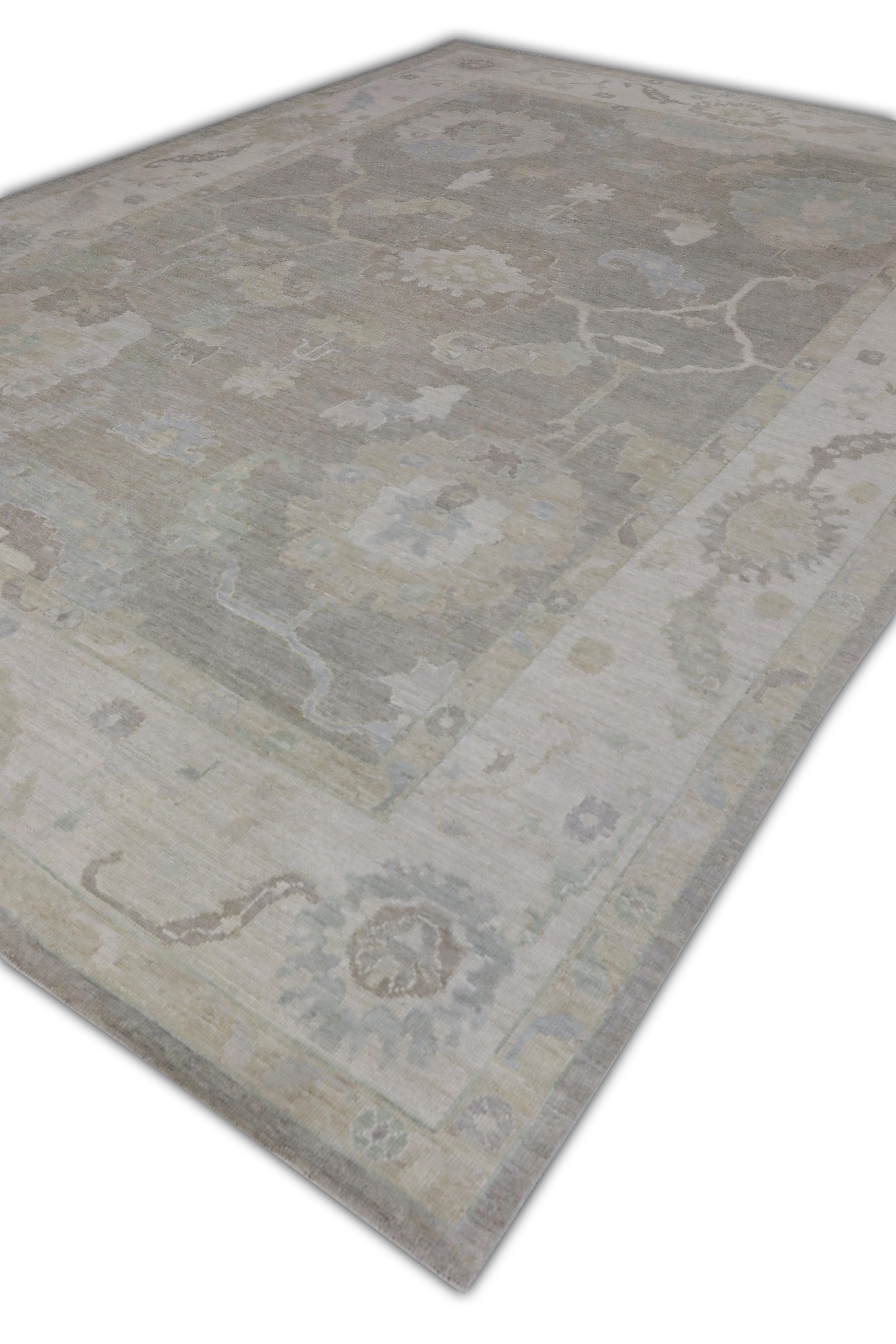 Oushak-Teppich Orientalischer handgeknüpfter türkischer Oushak 9'11