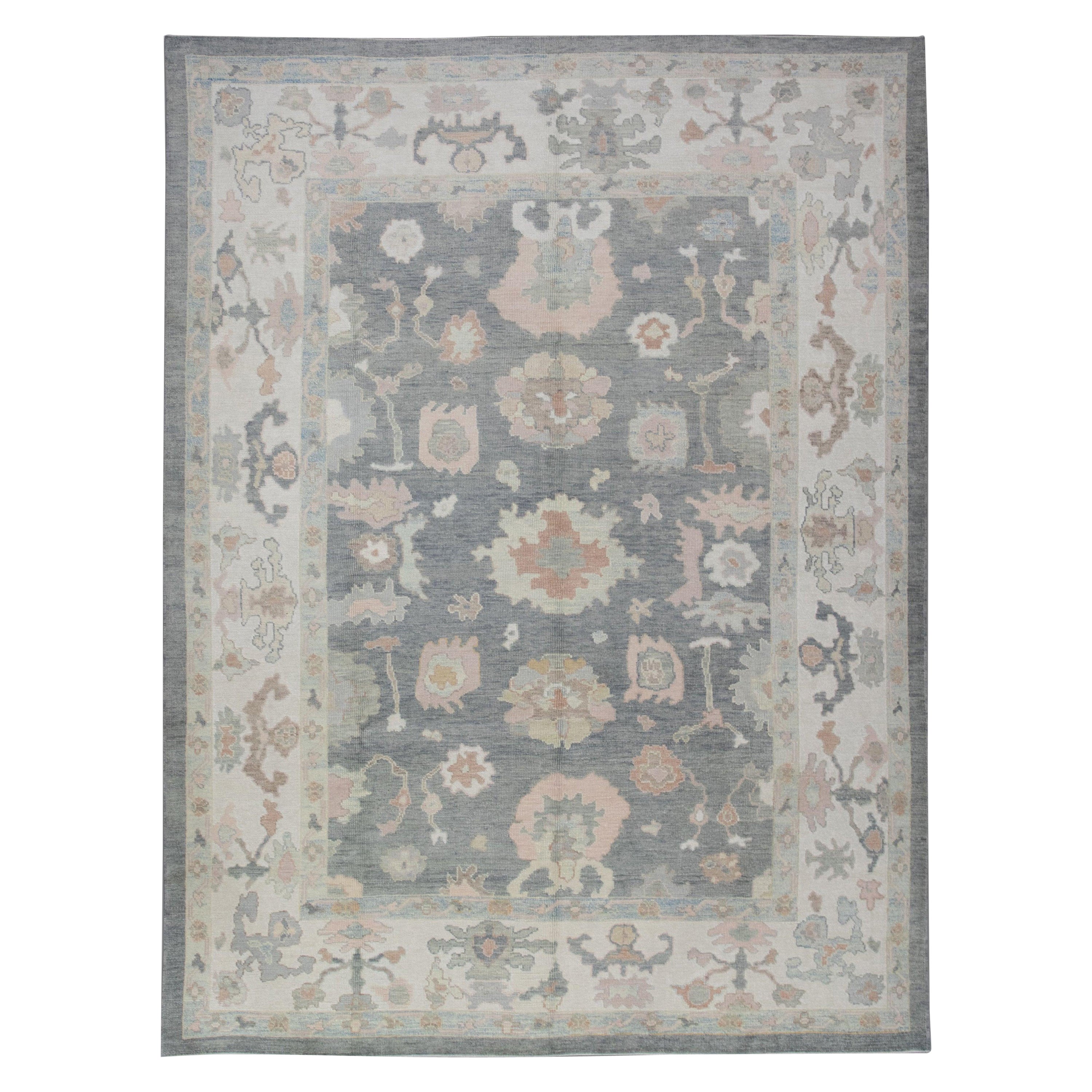 Oushak-Teppich Orientalischer handgeknüpfter türkischer Oushak 9'2" x 11'10" #5735